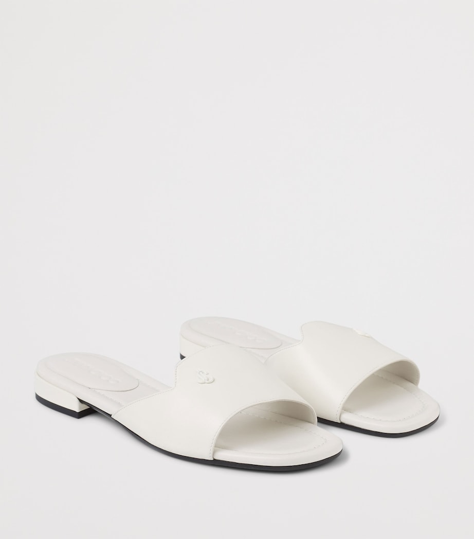 Dina Leather Sandals LATTE Image 3