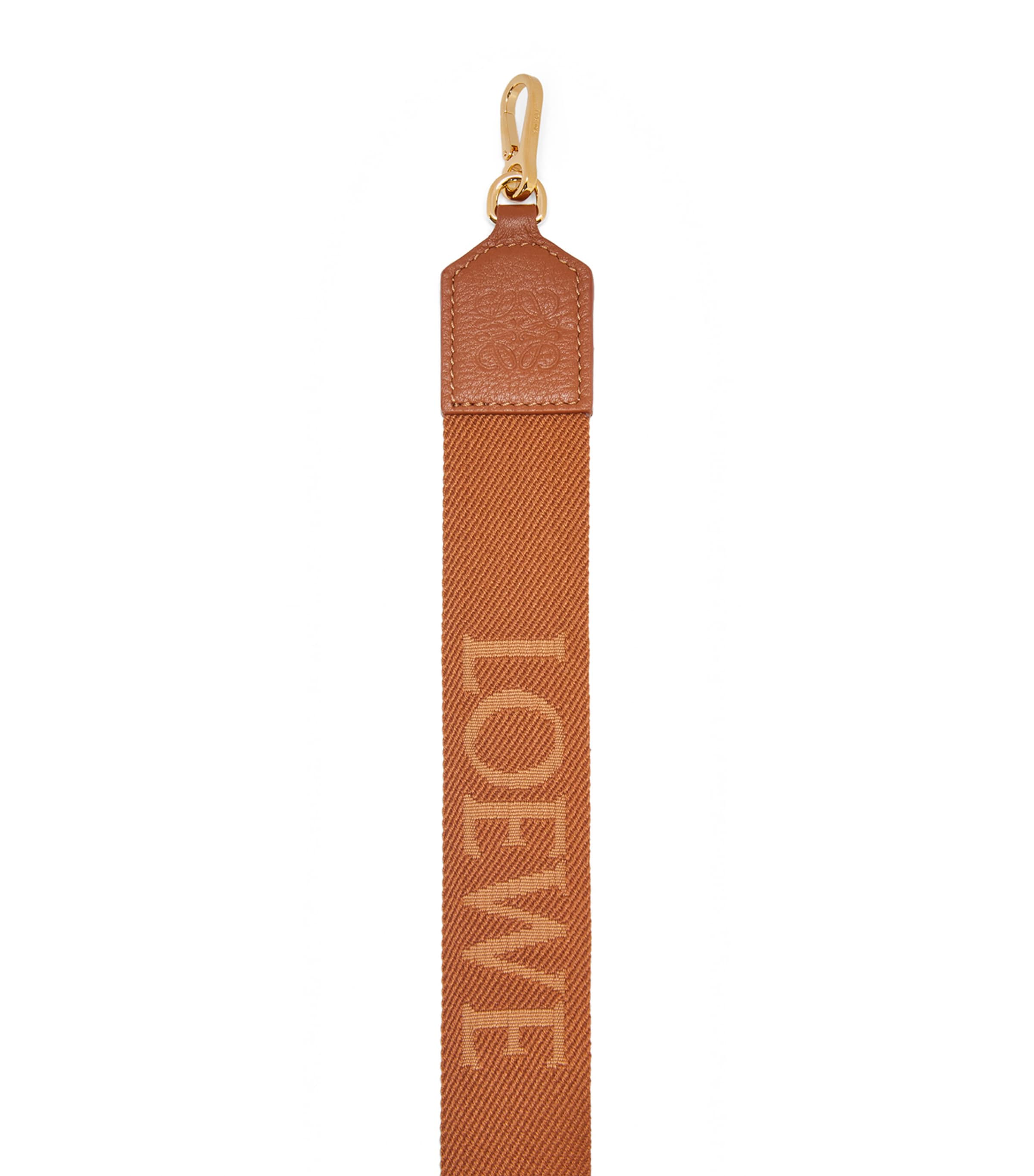 Anagram Logo Bag Strap TAN Image 2