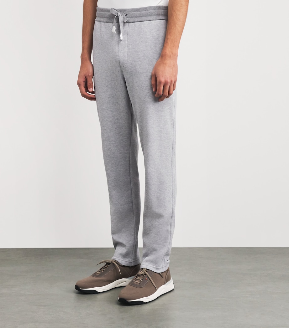 Brioni Mens Cotton-Blend Sweatpants Image 4