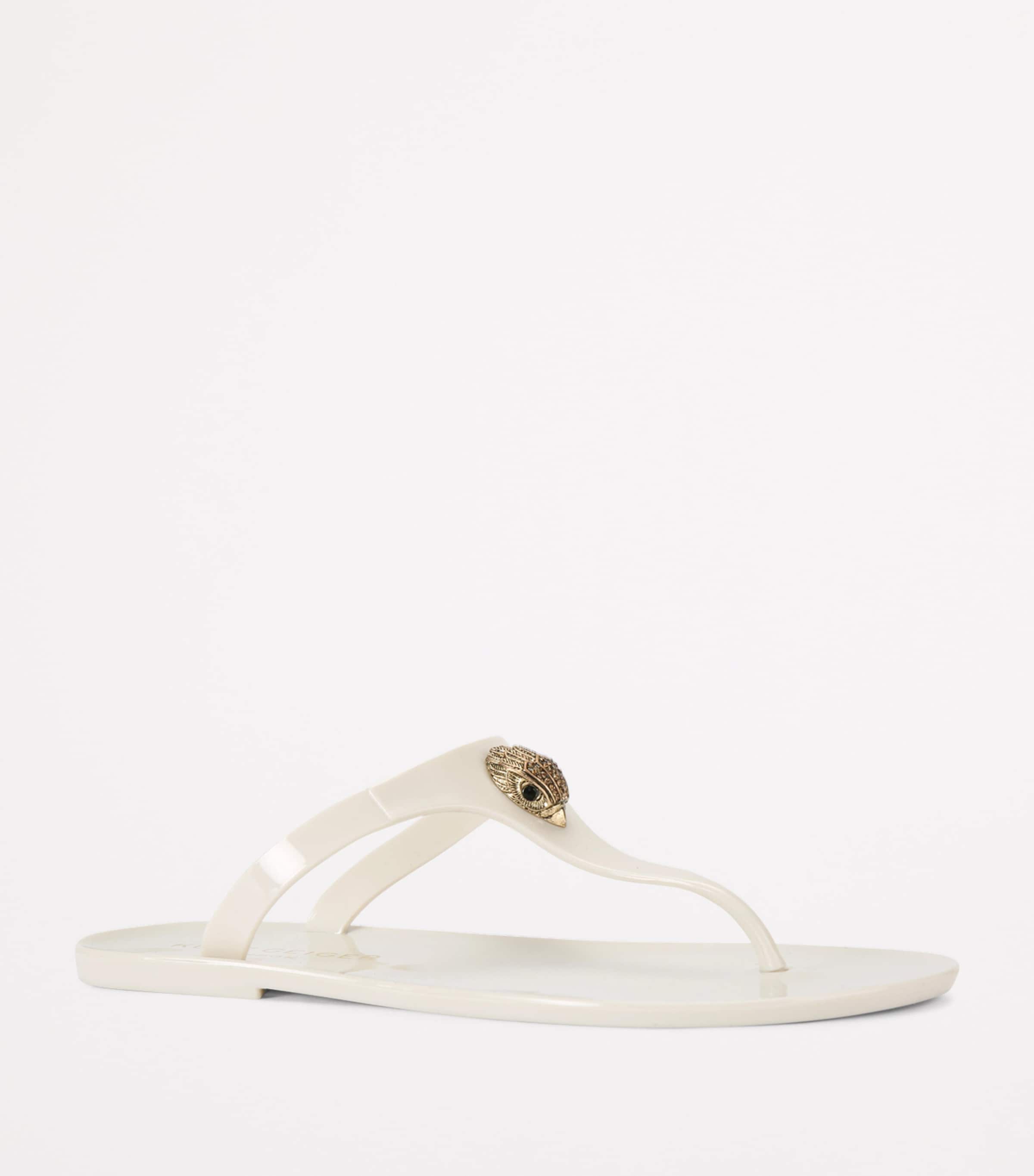 Maddison T-Bar Sandals BONE Image 3