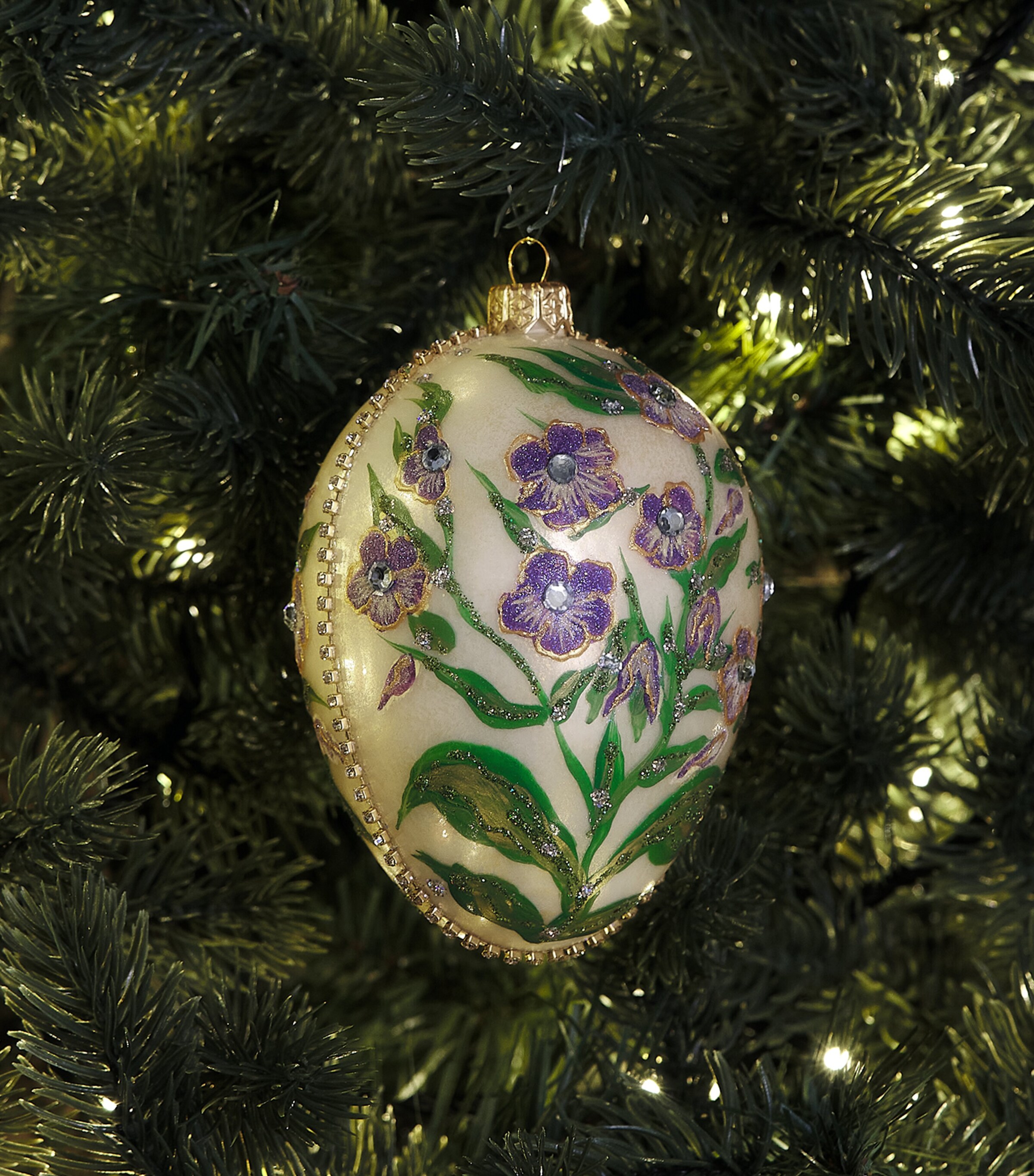 Harrods Floral Egg Tree Decoration Image 3