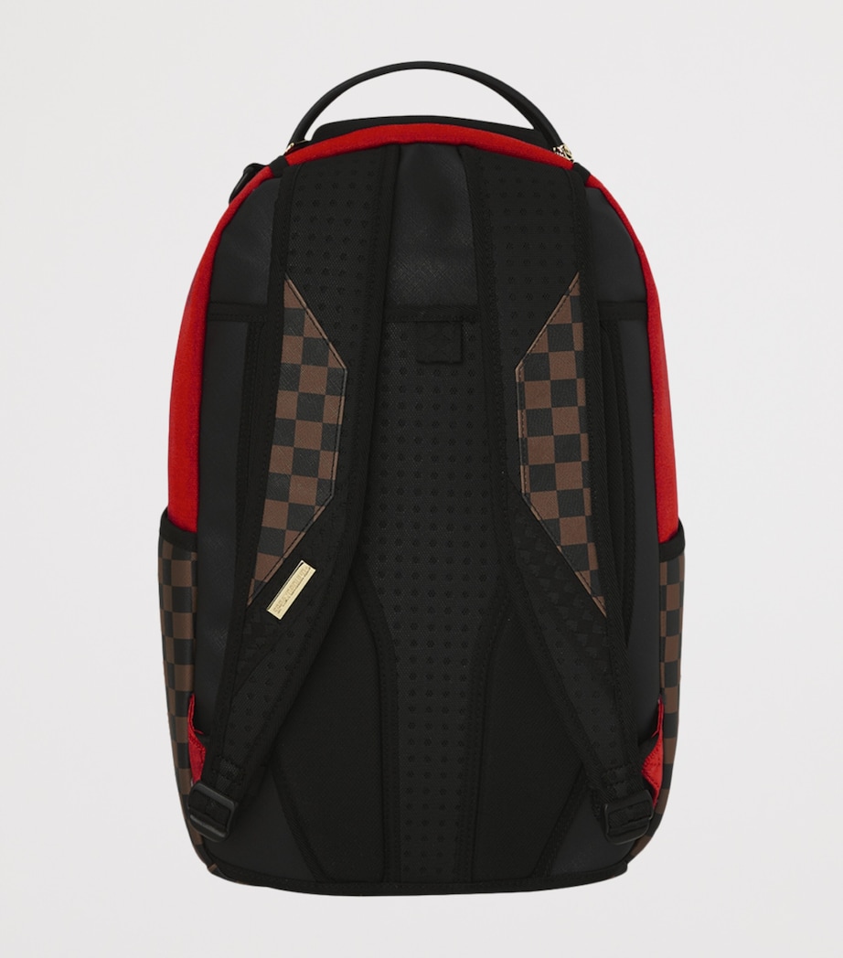 Sprayground Embossed Smile Redemption Backpack Red Redemption Image 4