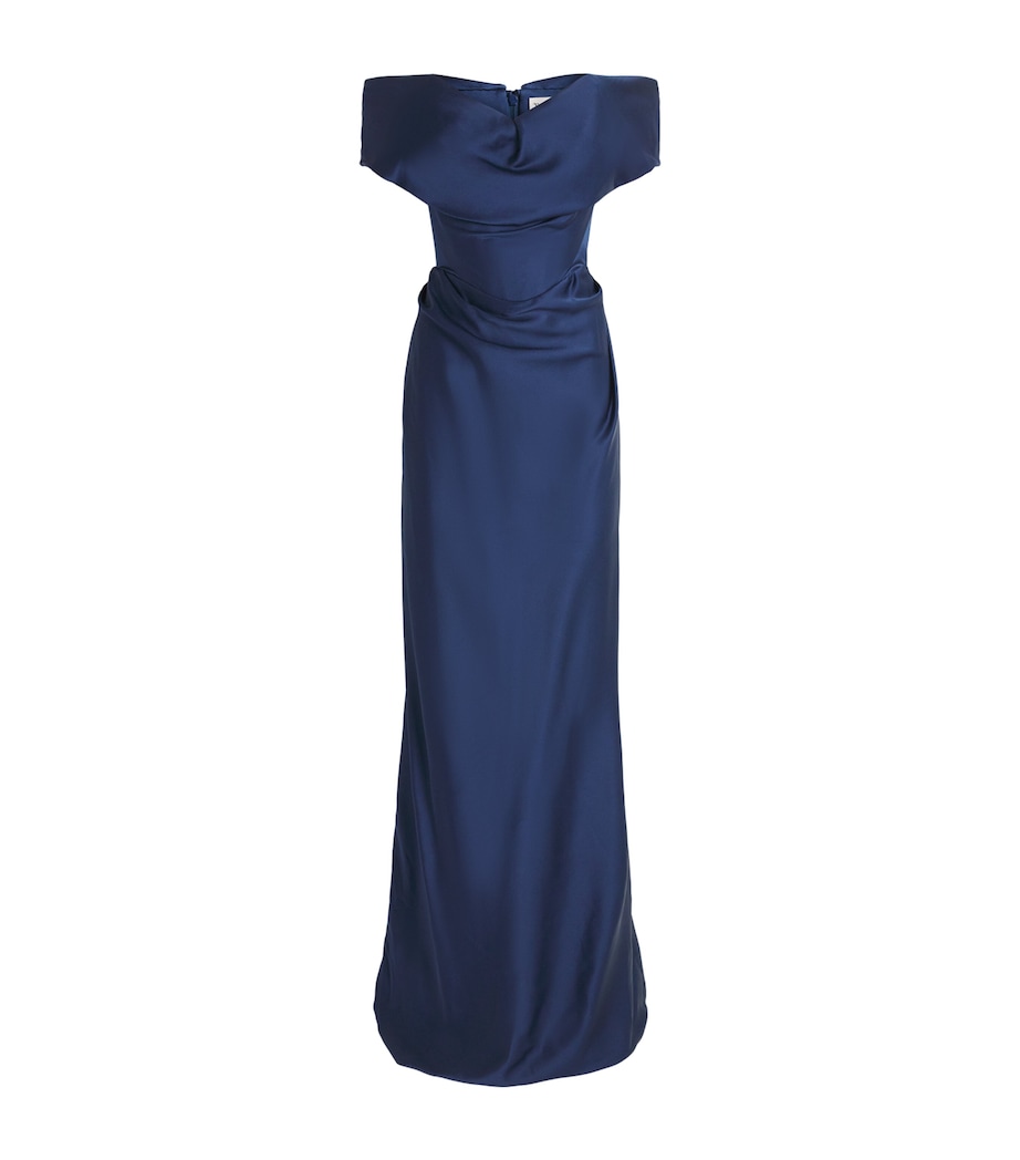 Vivienne Westwood Womens Nova Cocotte Gown Navy Image 1
