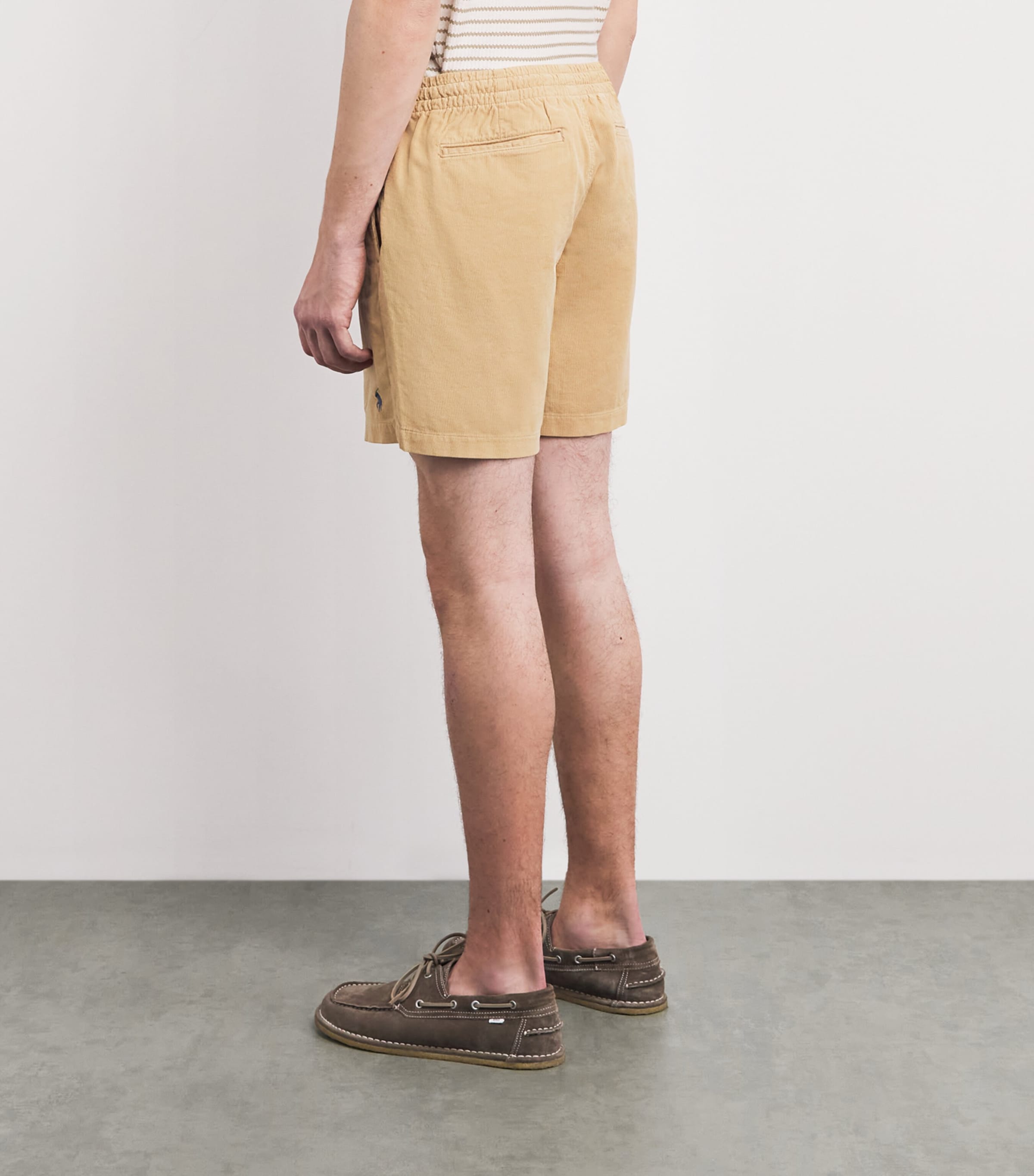 Polo Ralph Lauren Mens Cotton Corduroy Prepster Shorts Vintage Khaki Image 5