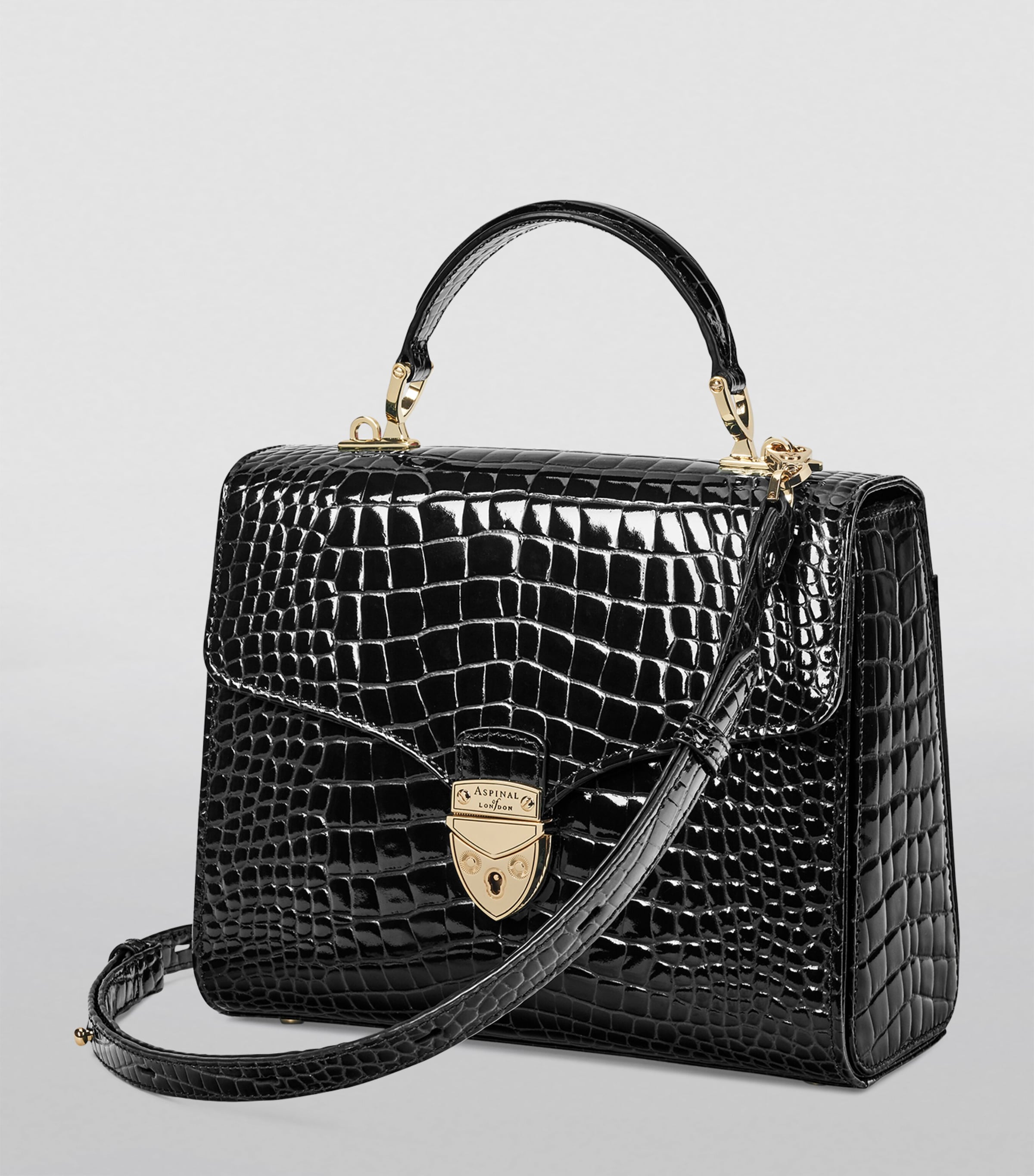 Aspinal Of London Mayfair Top-Handle Bag Black Image 5