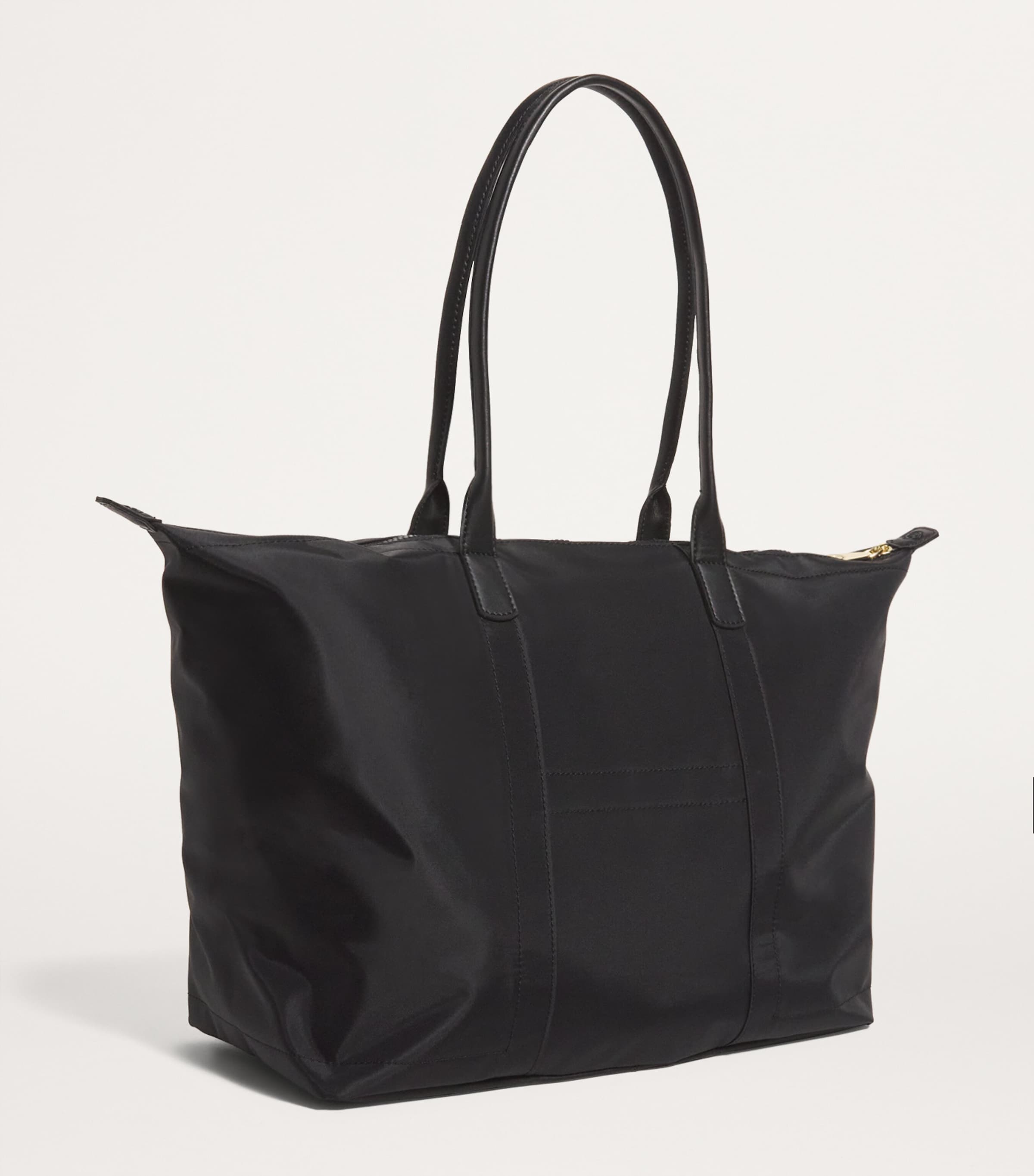 Harrods Medium Nylon Tote Bag Black Image 2