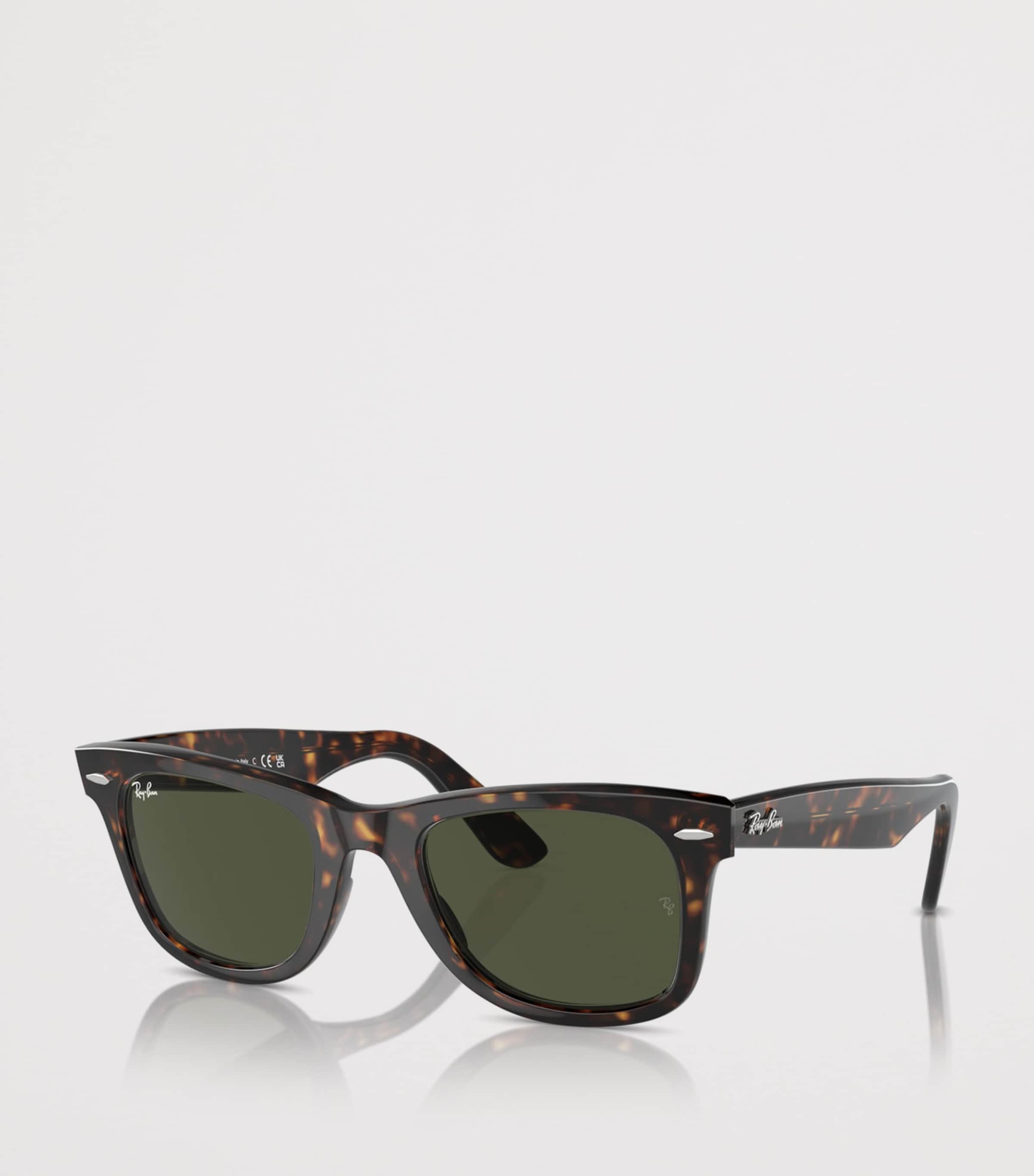 Ray-Ban RB2140 Original Wayfarer Classic Square Sunglasses Brown Image 2