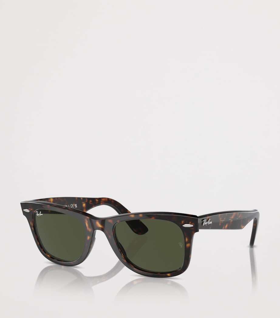 Ray-Ban RB2140 Original Wayfarer Classic Square Sunglasses Brown Image 2