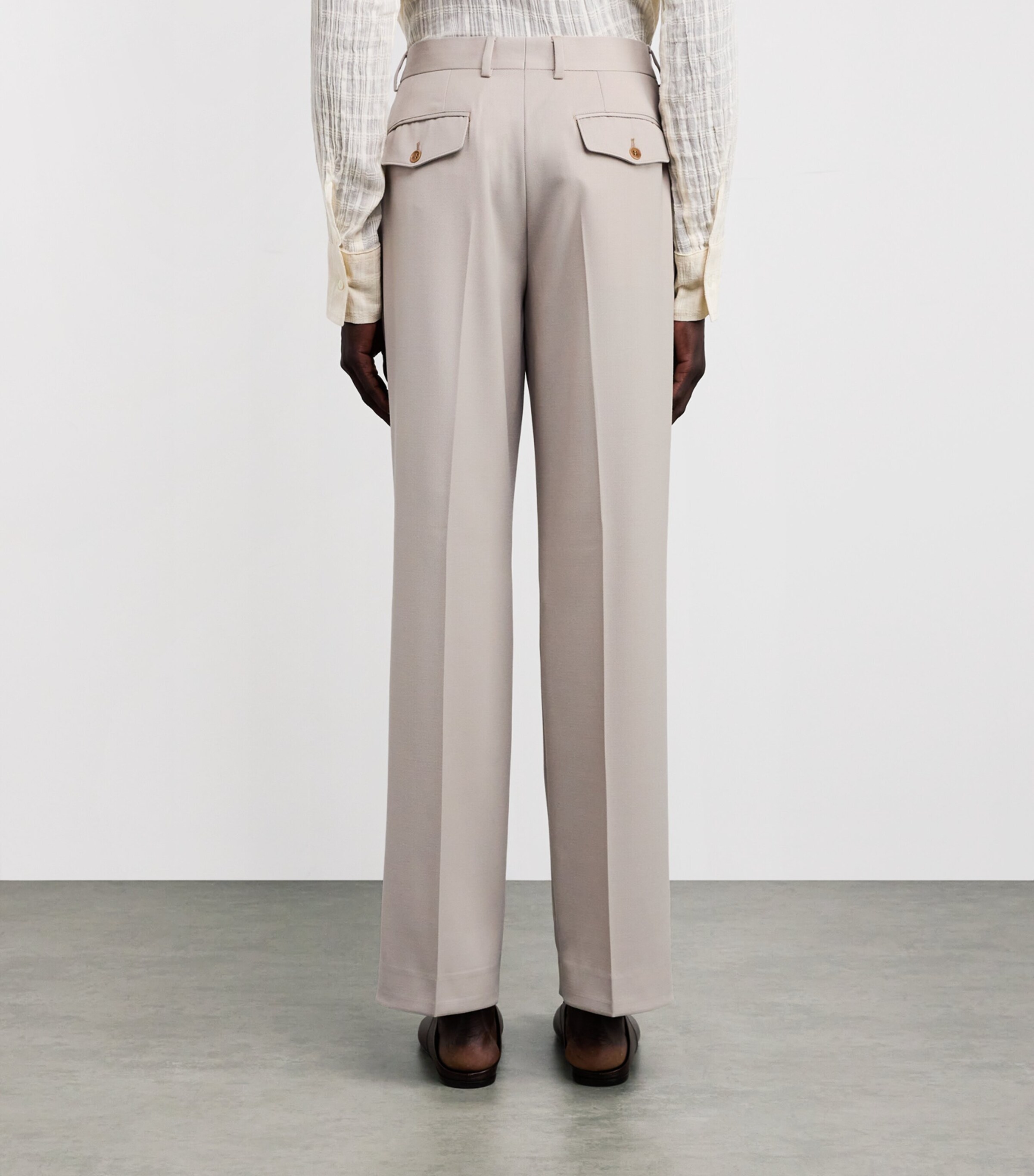 90's Db Straight Tailored Trousers KIT Image 4