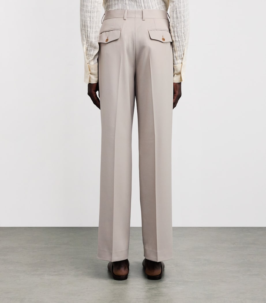 90's Db Straight Tailored Trousers KIT Image 4