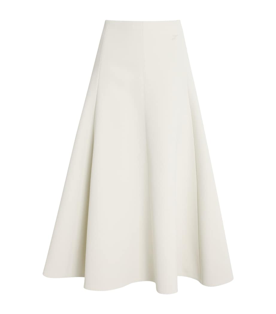 La Jupe Triangle Midi Skirt 110 OFF WHITE Image 1
