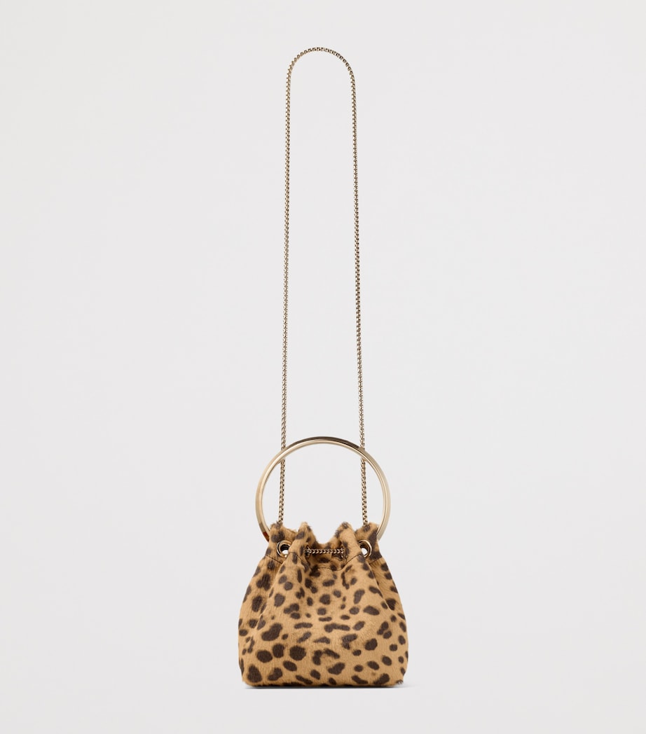 Leopard Bon Bon Top-Handle Bag NATURAL/LIGHT GOLD Image 3