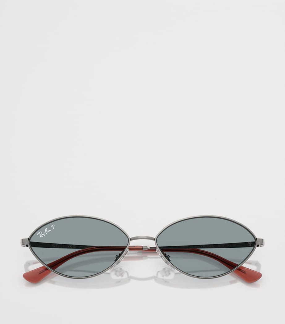Ray-Ban RB3757 Kai Bio-Based Oval Sunglasses Grey Image 5
