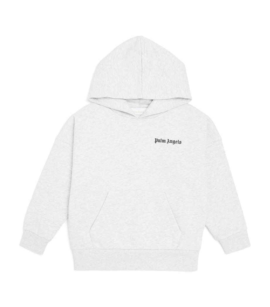 Cotton Logo Hoodie (4-12+ Years) 0810GREY MEL BLACK Image 1