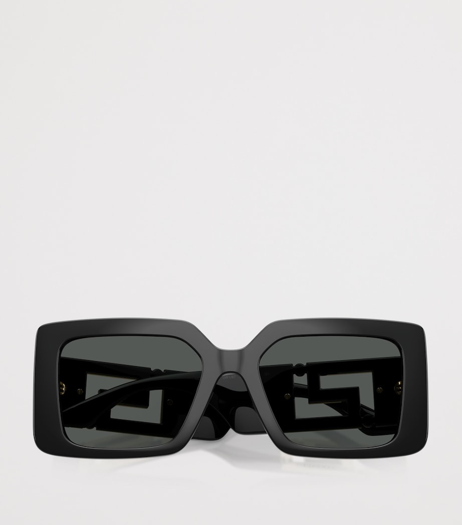 Versace Injected VE4505U Square Sunglasses Black Image 4