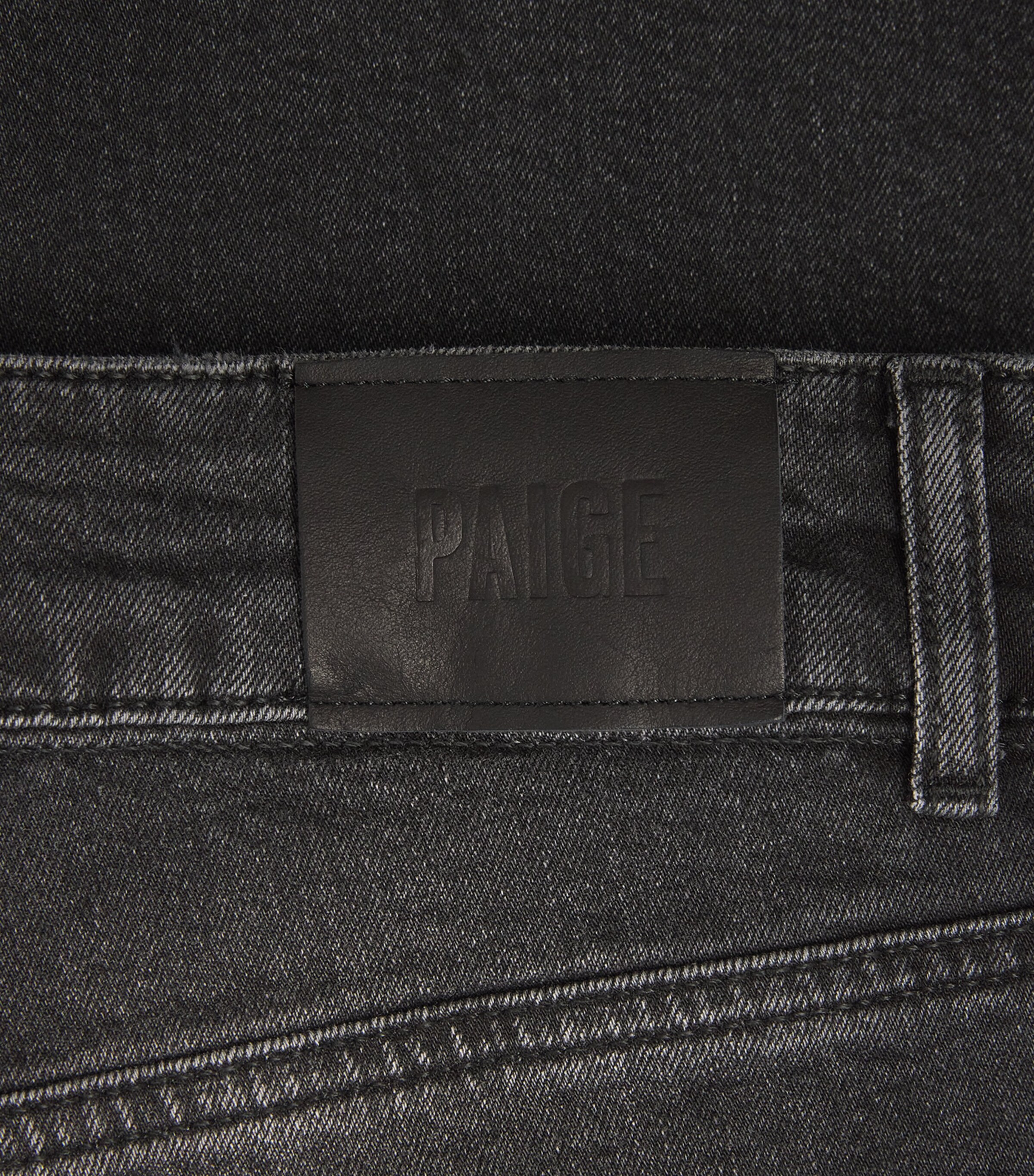 Sasha High-Waist Straight Jeans  VIPER BLK DISTRSSD Image 5