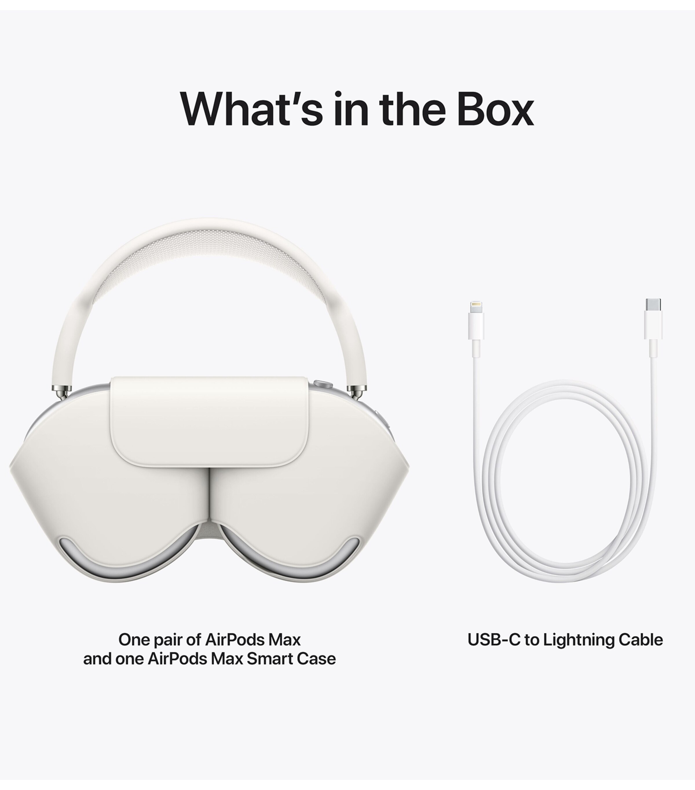 AirPods max シルバー ライトニングケーブル Airpods Max シルバー