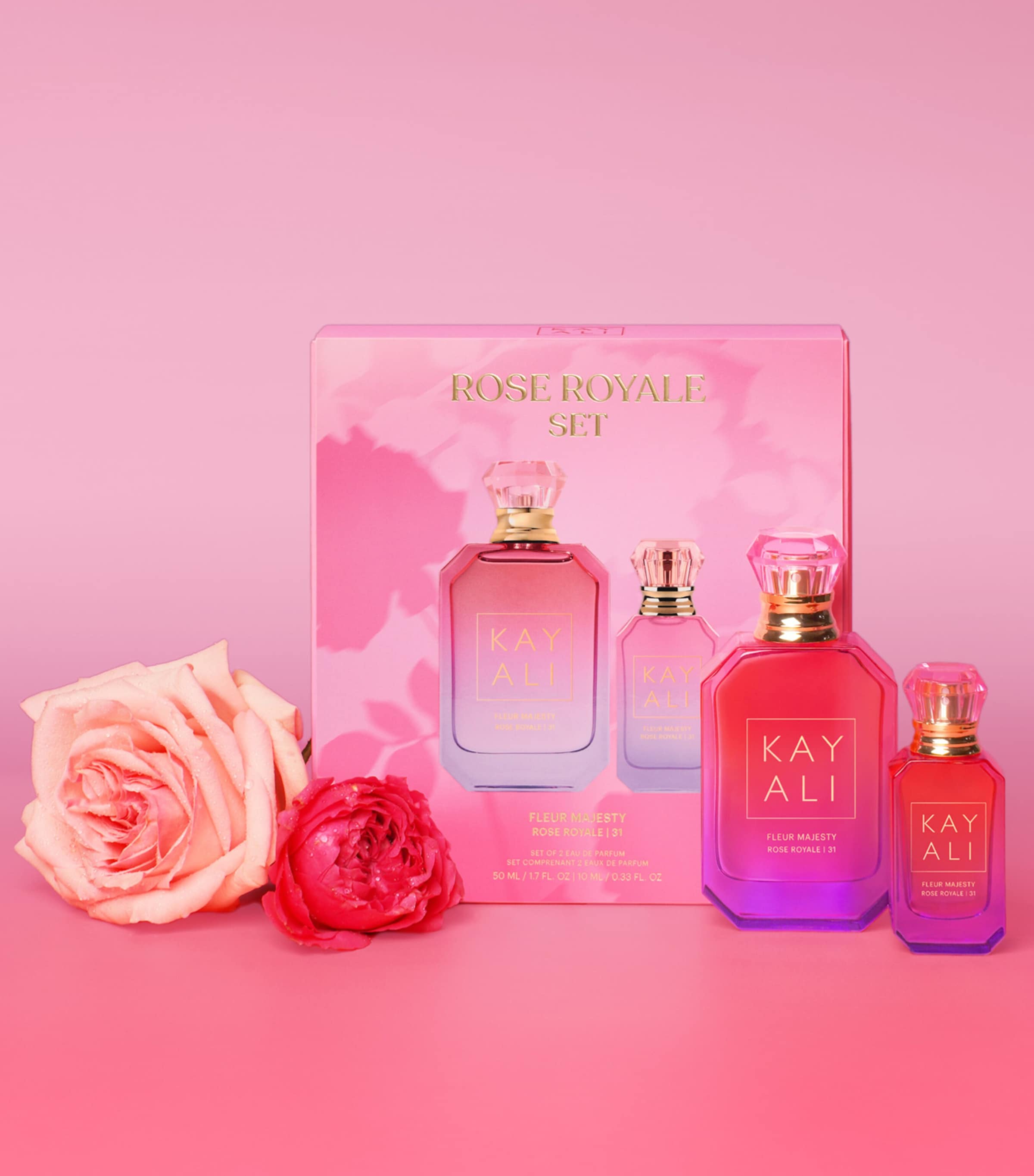 Kayali Fleur Majesty Rose Royale Eau de Parfum Set Image 2