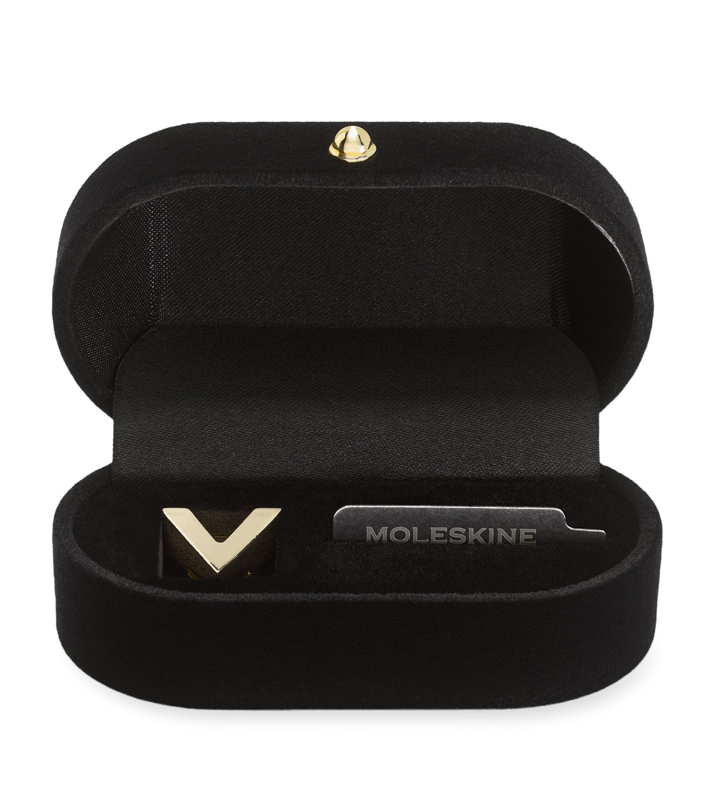 Moleskine Gold-plated V Notebook Charm In Gold