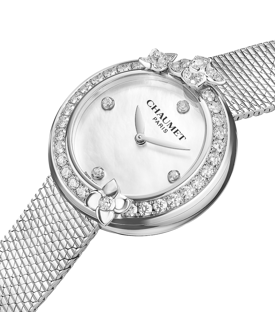 Stainless Steel and Diamond Hortensia Watch 28mm STAINLESS STEEL Image 2