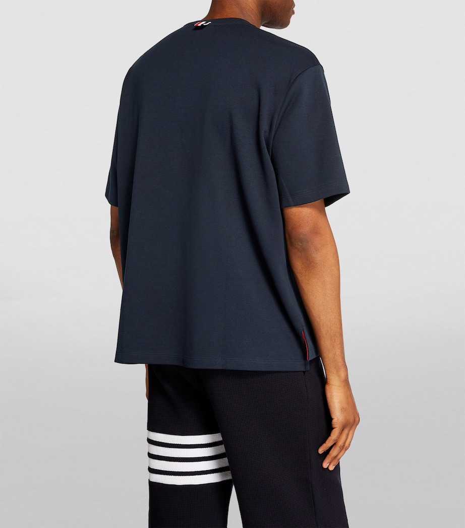 Cotton Oversized T-Shirt NAVY Image 4