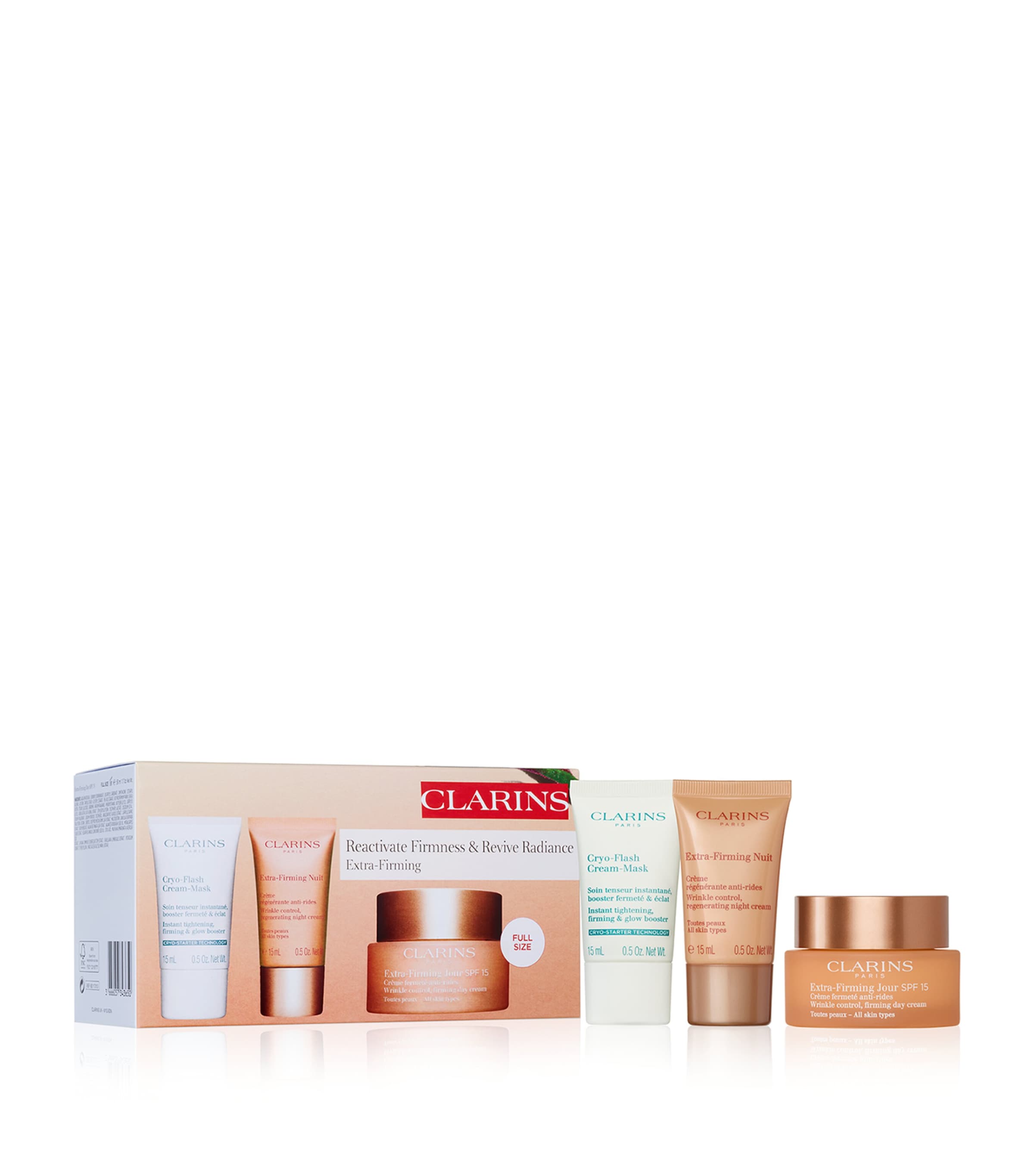 Clarins Skin Experts Extra-firming Gift Set In White