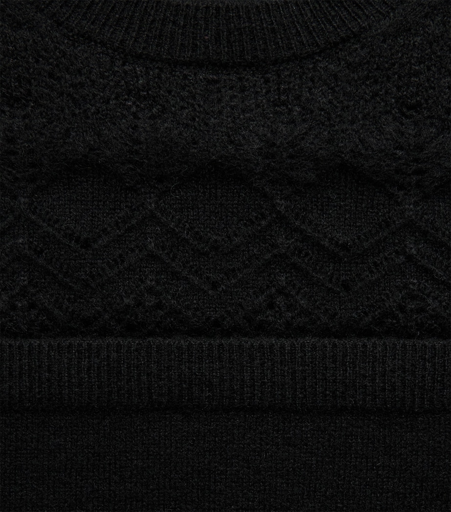 Ulla Johnson Womens Cashmere Emelie Sweater Noir Image 6