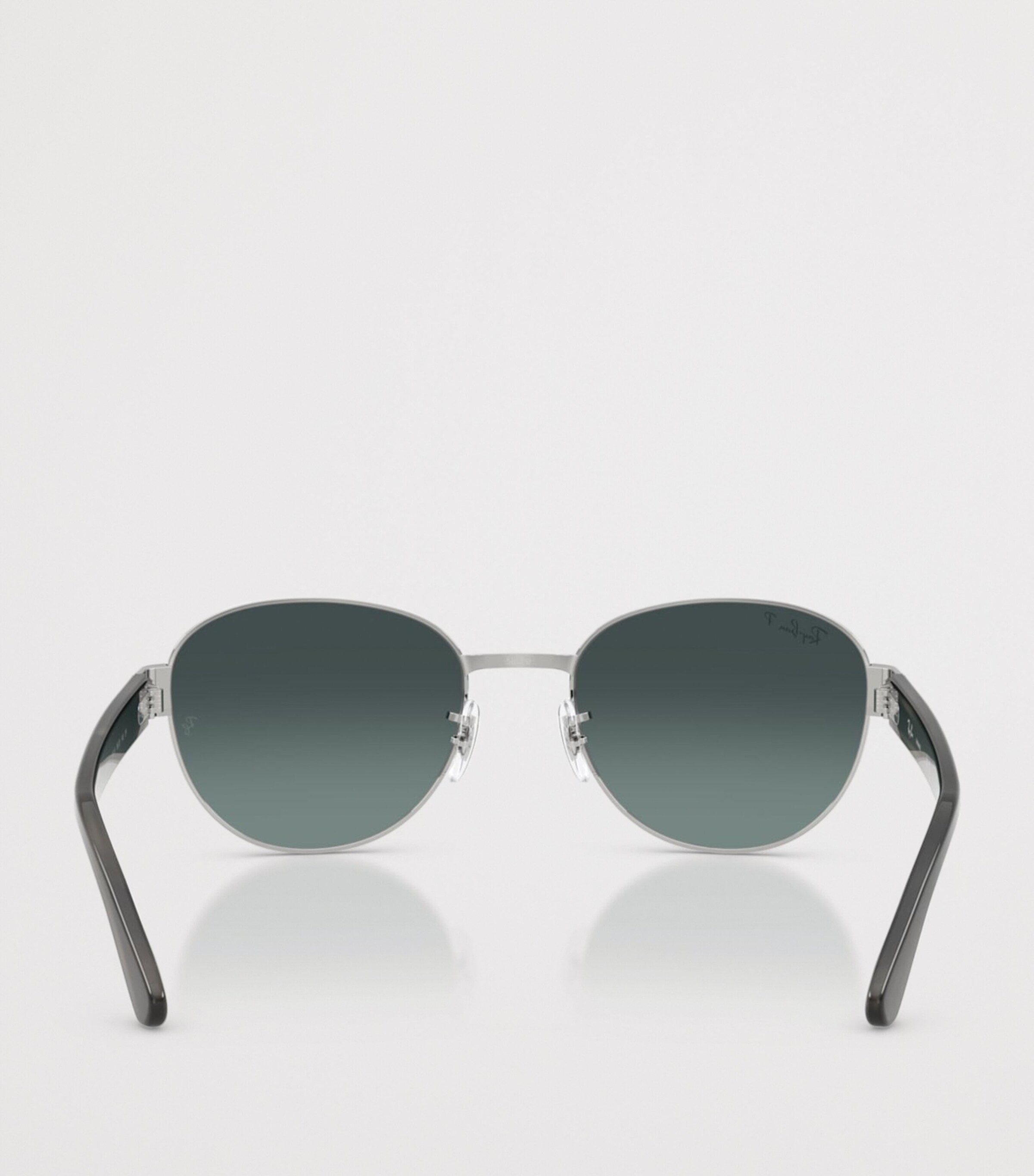Ray-Ban RB3766 Polarized+ Lenses Square Sunglasses Silver Image 4