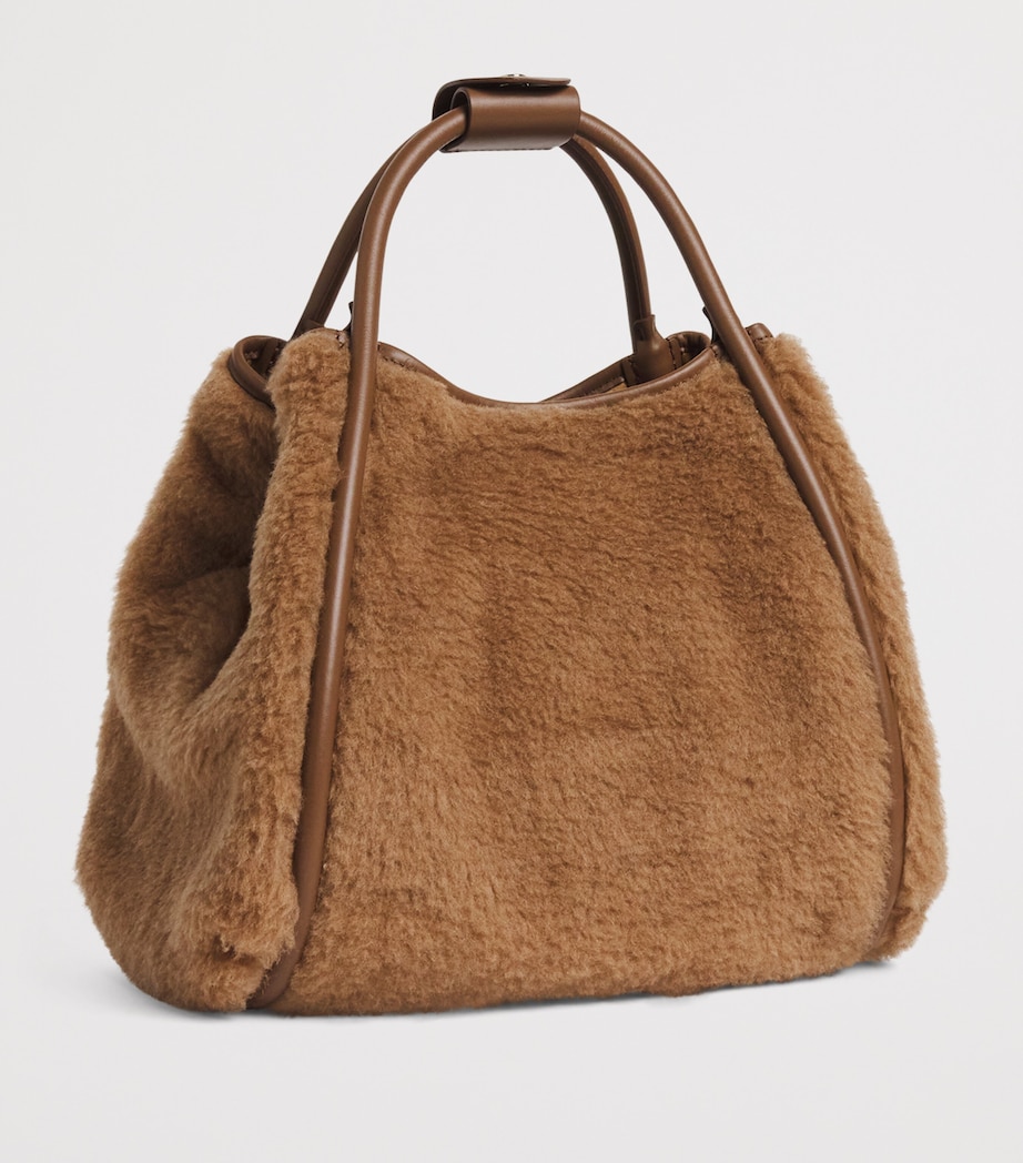 Small Teddy Marine Top-Handle Bag CAMEL Image 3