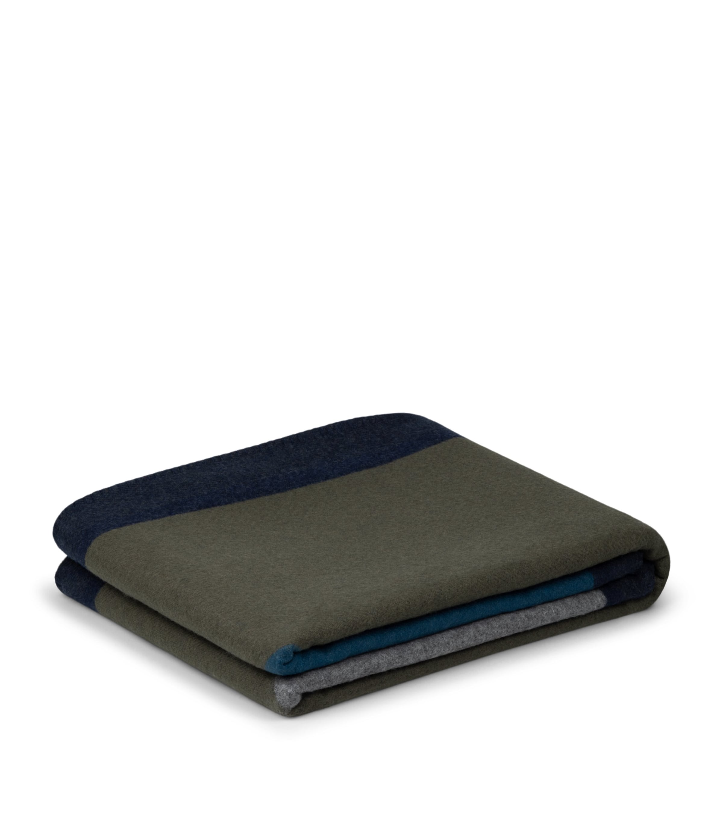 Begg x Co Merino Wool Maze Blanket (137cm x 200cm) Blue Mocha Image 3