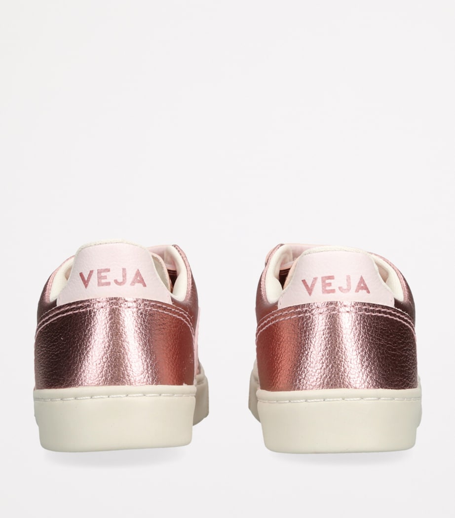 Metallic Leather V-12 Sneakers PINK COMB Image 2