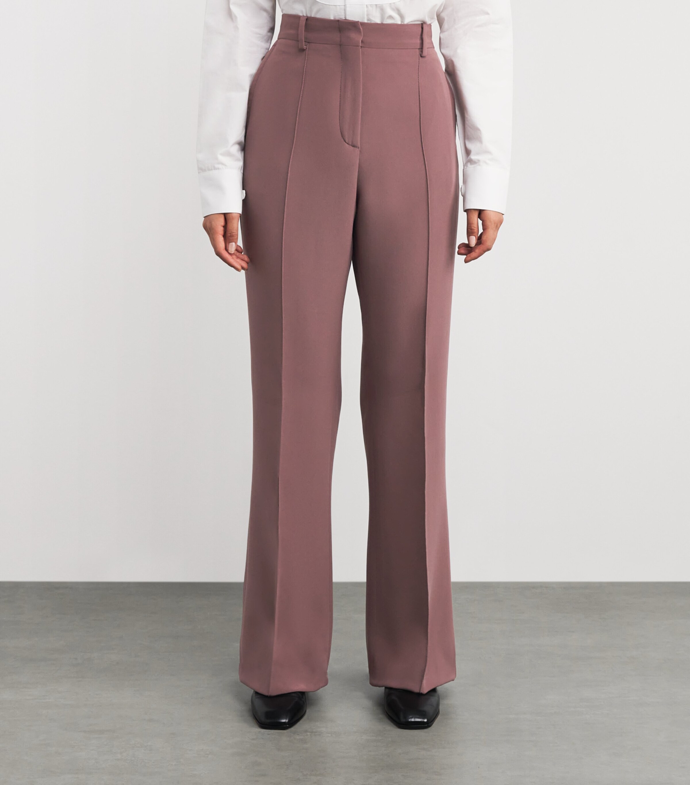 Silk Flared Trousers 5757 Image 3