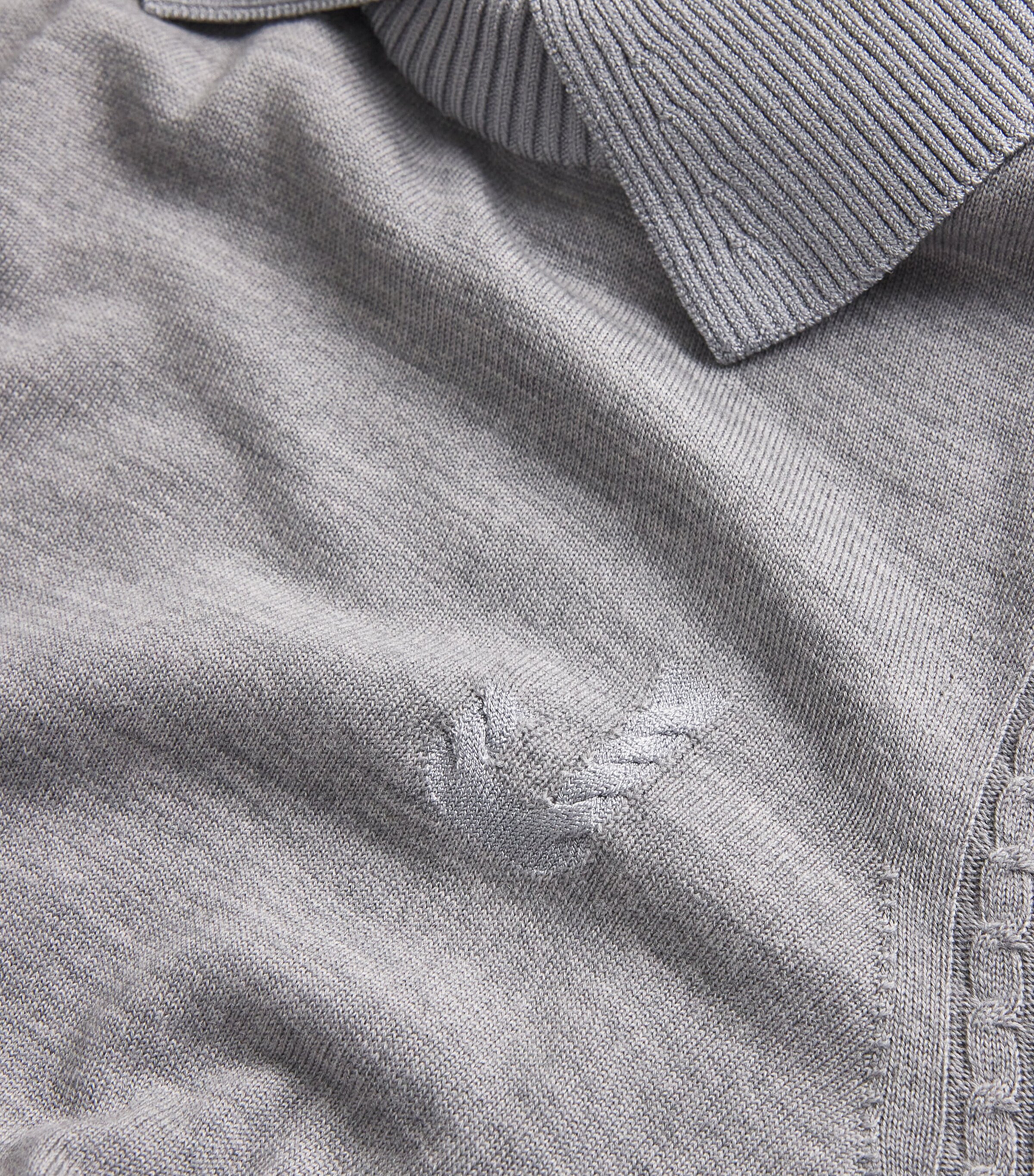 Jacquemus Womens Wool-Blend Tricot Sweater Grey Image 5