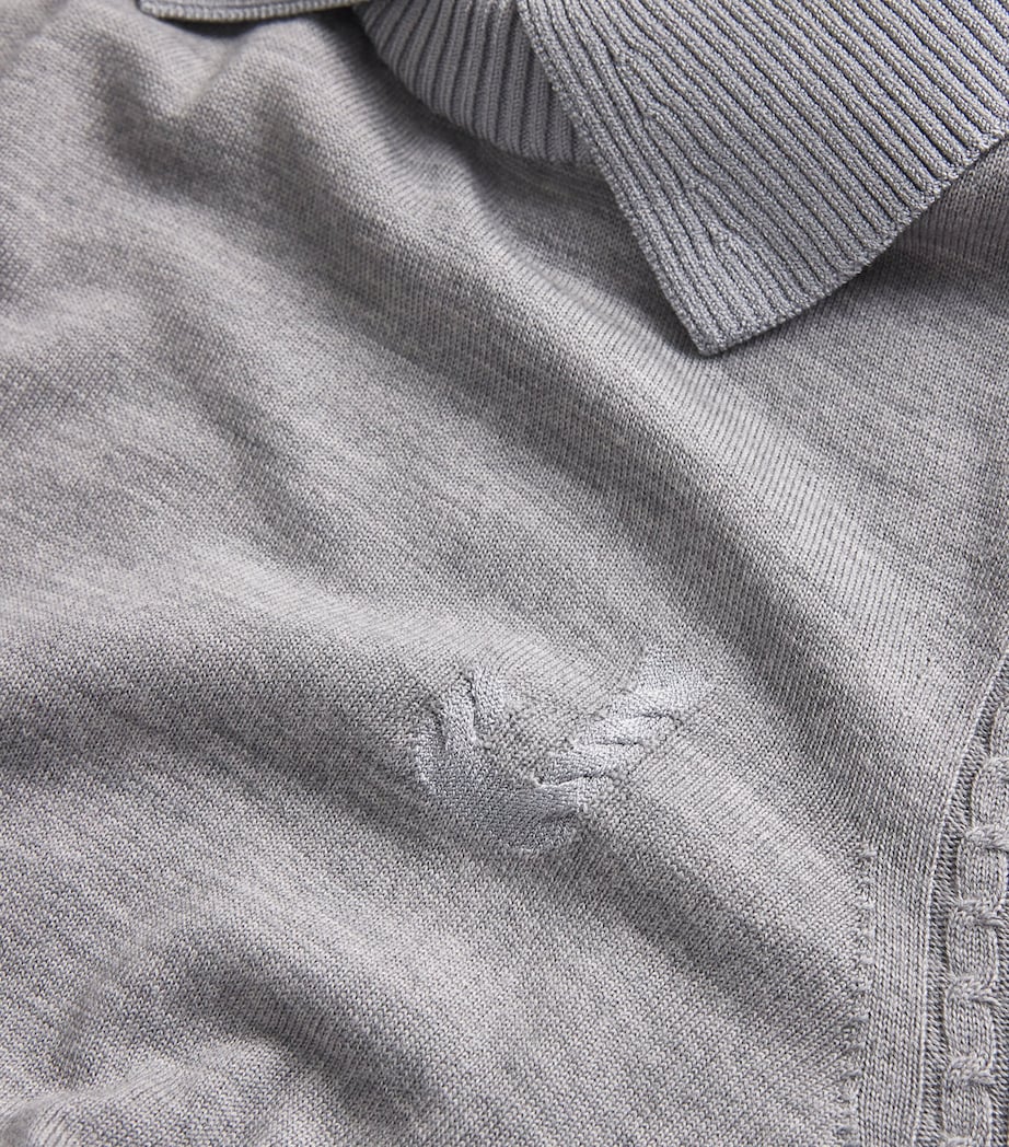 Wool-Blend Tricot Sweater 950 GREY Image 5