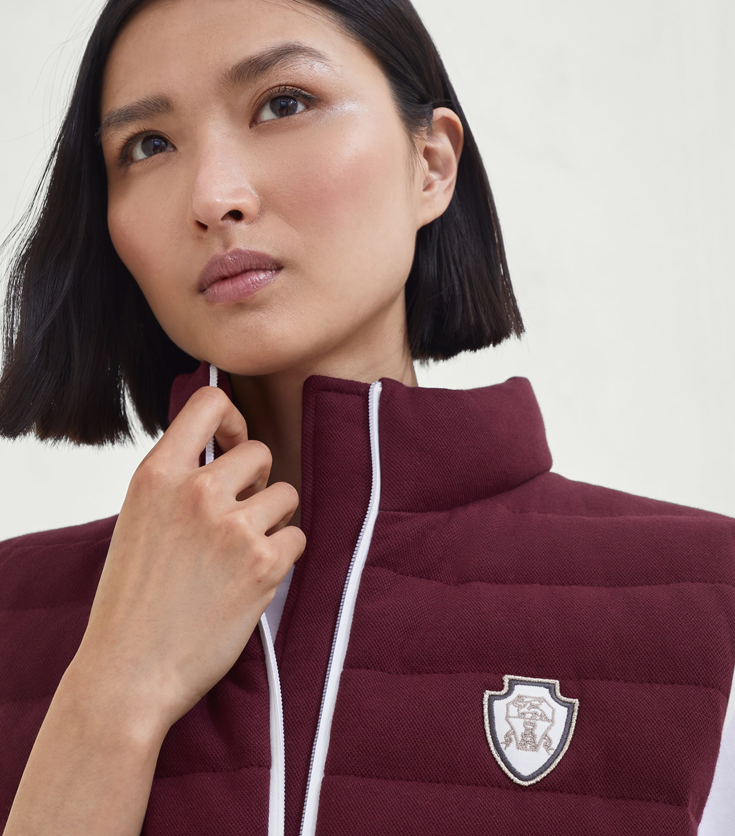 Techno Cotton Piqué Padded Gilet C9663 Image 2