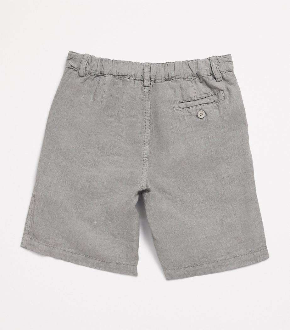 Linen Bermuda Shorts (2-12 Years) 048 GREY Image 2
