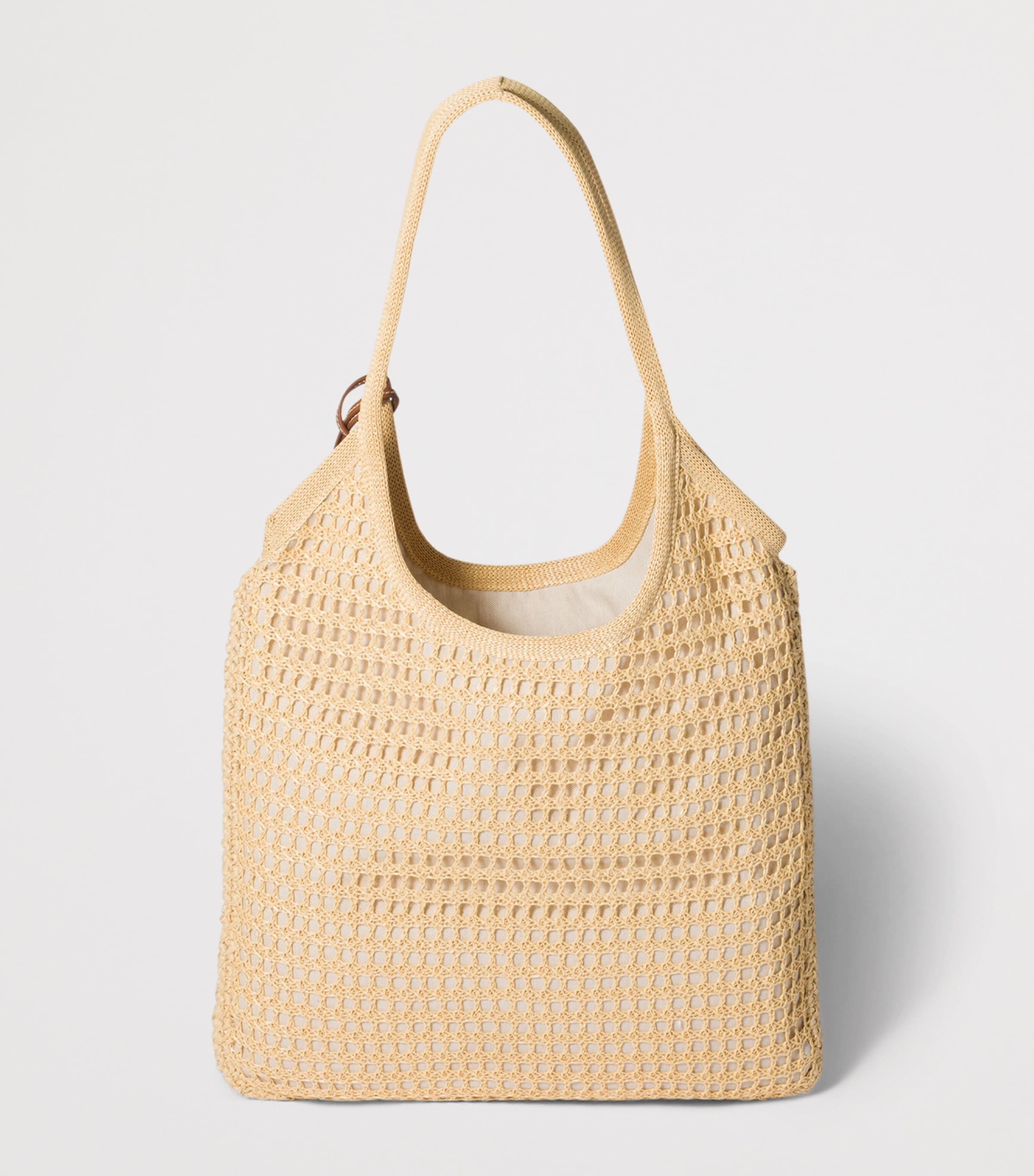 Miu Miu Crochet Ivy Cross-Body Bag Neutral Image 3