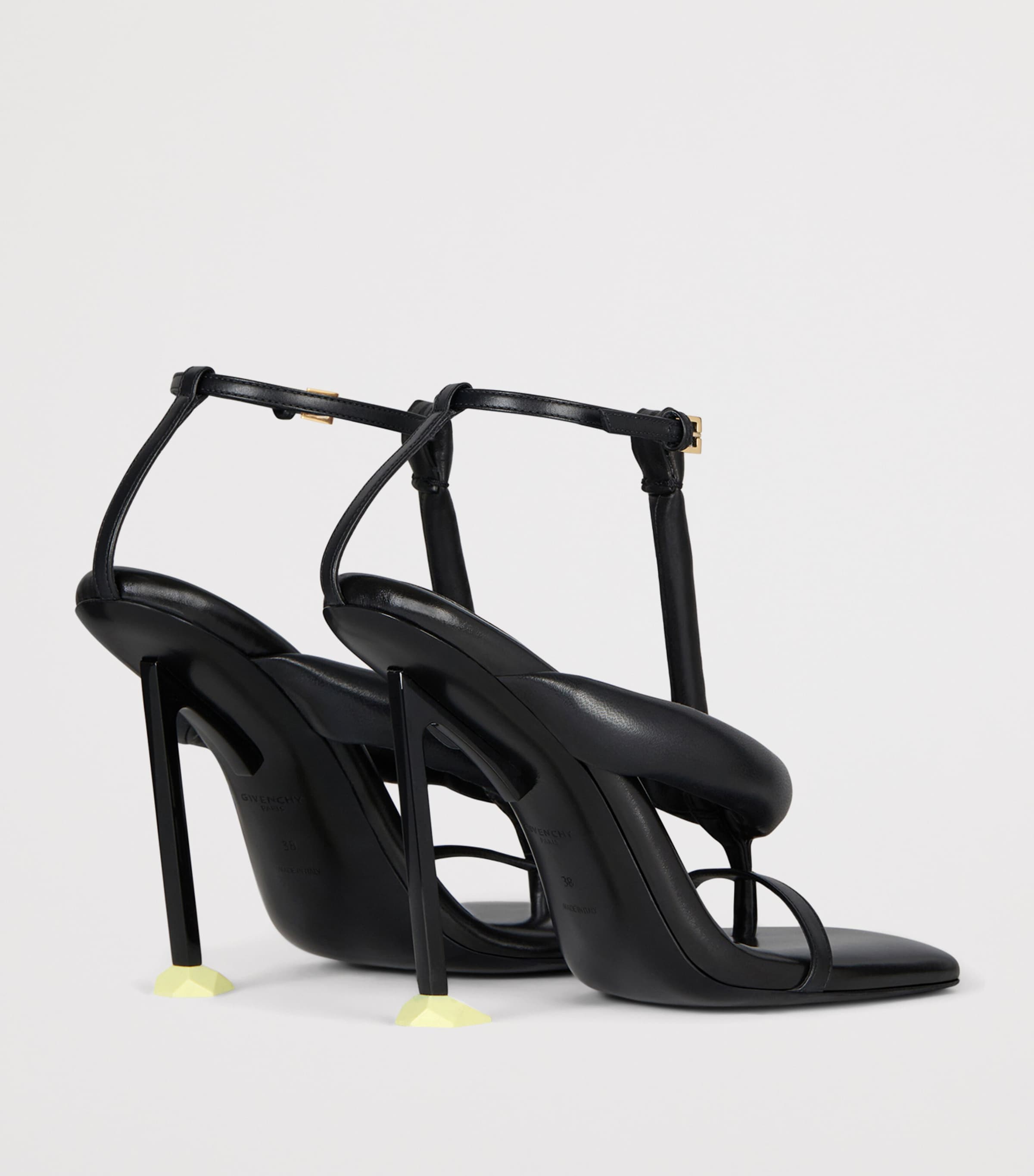 Givenchy Calfskin Boudoir Sandals 95 Black Image 5