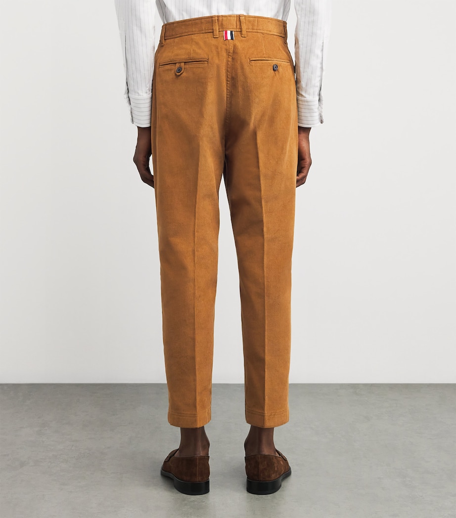 Corduroy Tapered Chinos MED BROWN Image 4