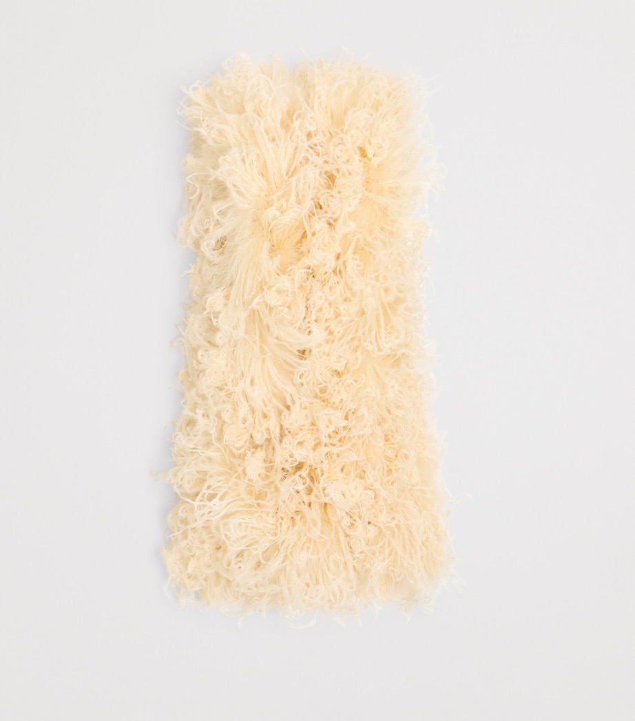 Valentino Garavani Feather Scarf Image 3