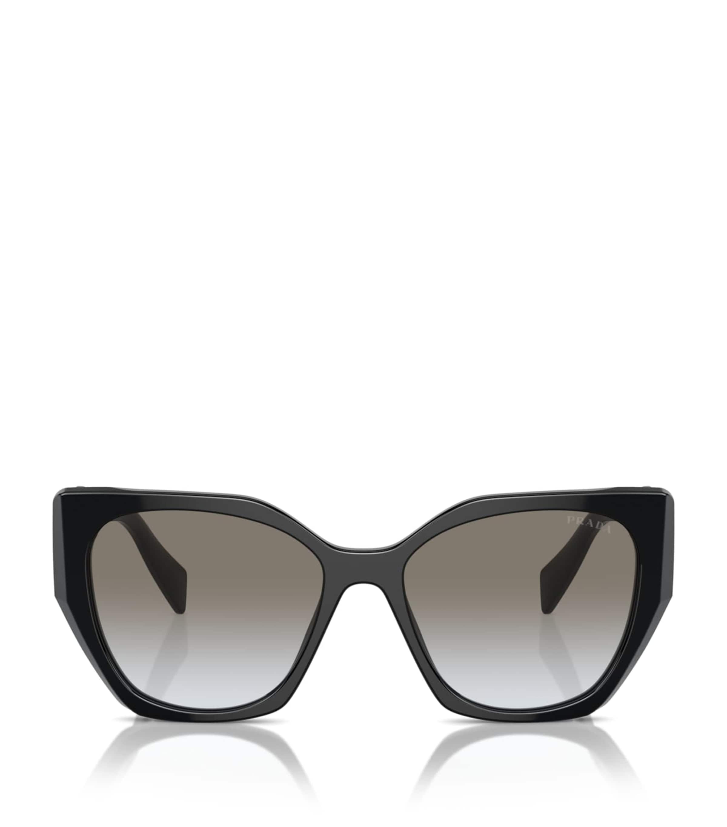 Prada Pr 19zs Overvsize Frame Sunglasses In Black