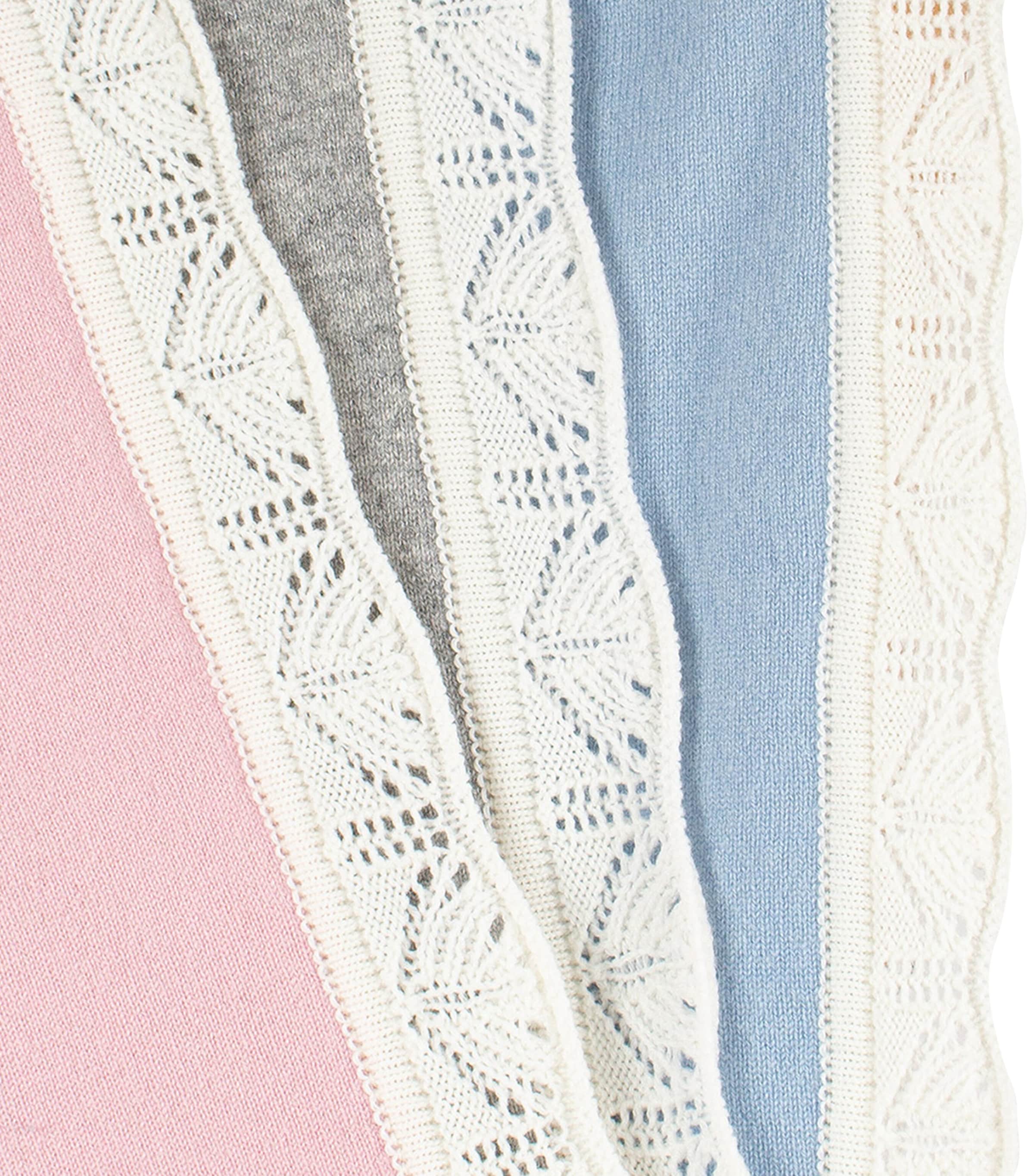 Cashmere Blanket PALE PINK Image 4