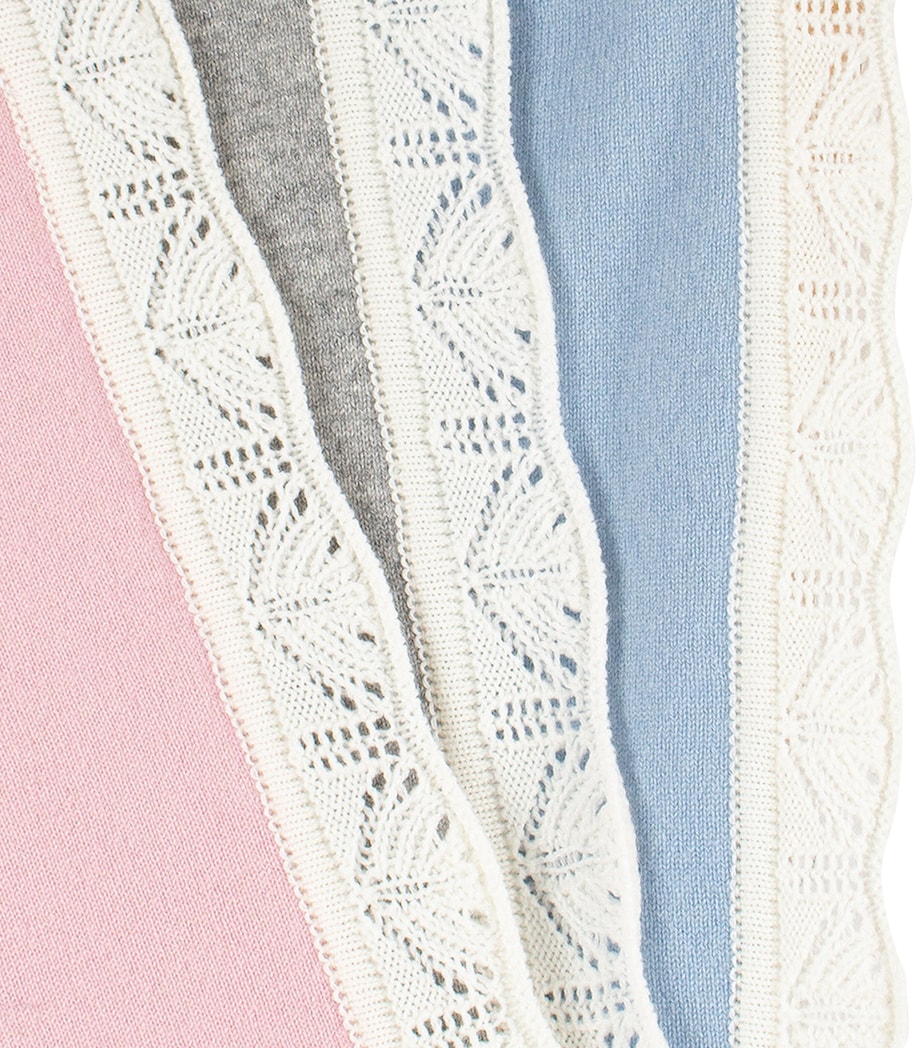 Cashmere Blanket PALE PINK Image 4