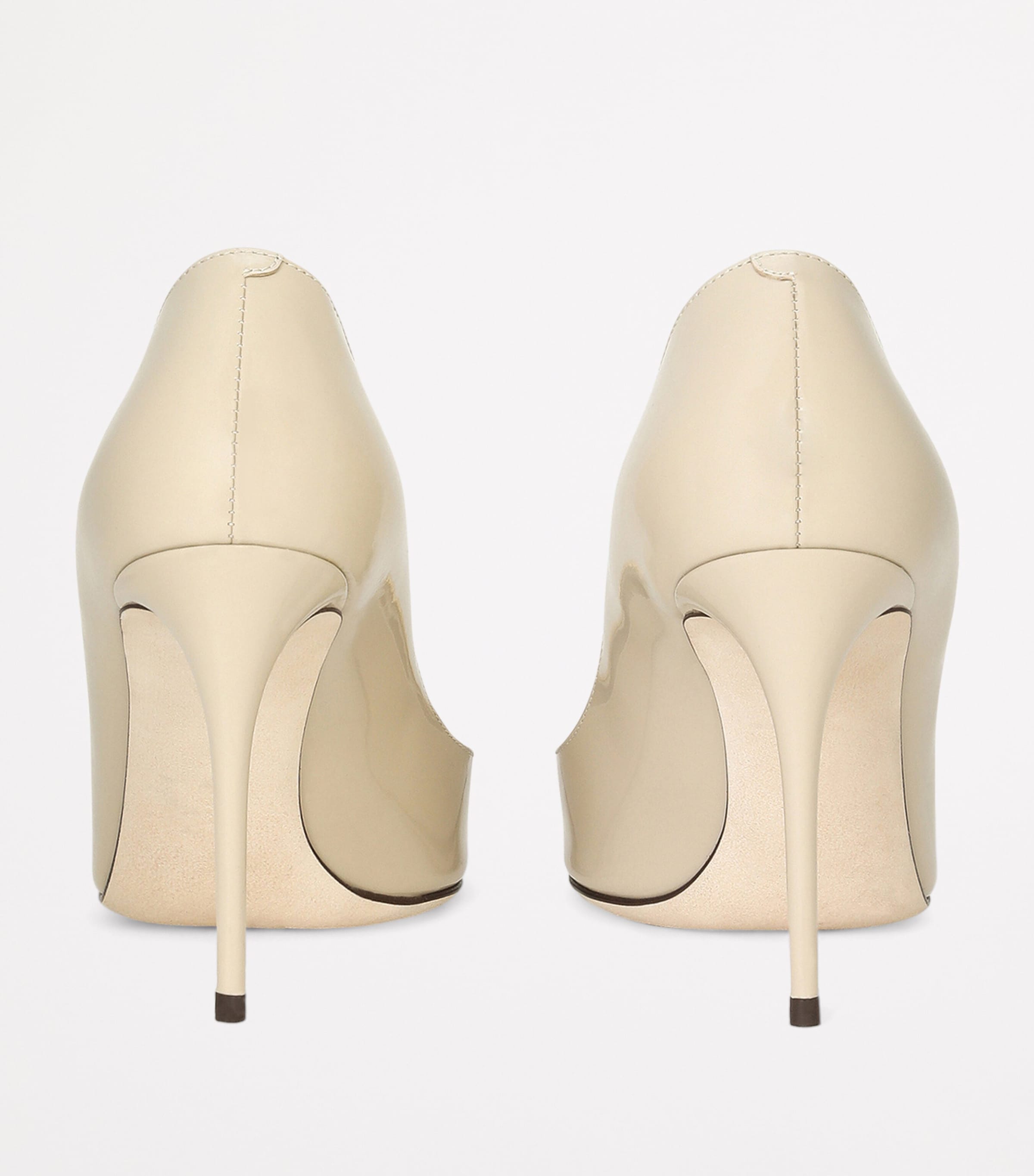 Patent Leather Logo Pumps 90 8H005-CAPPUCCINO Image 4