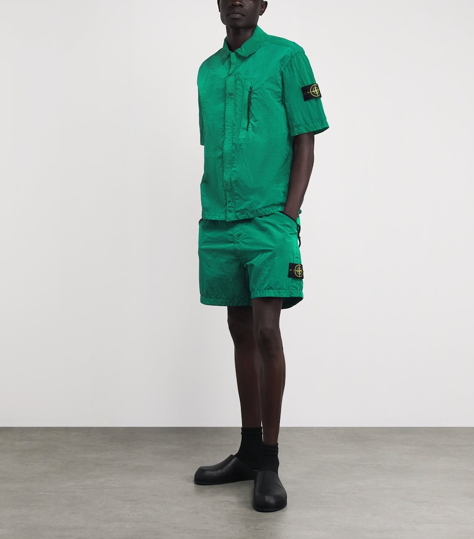 Stone Island Mens Nylon Bermuda Shorts Image 2