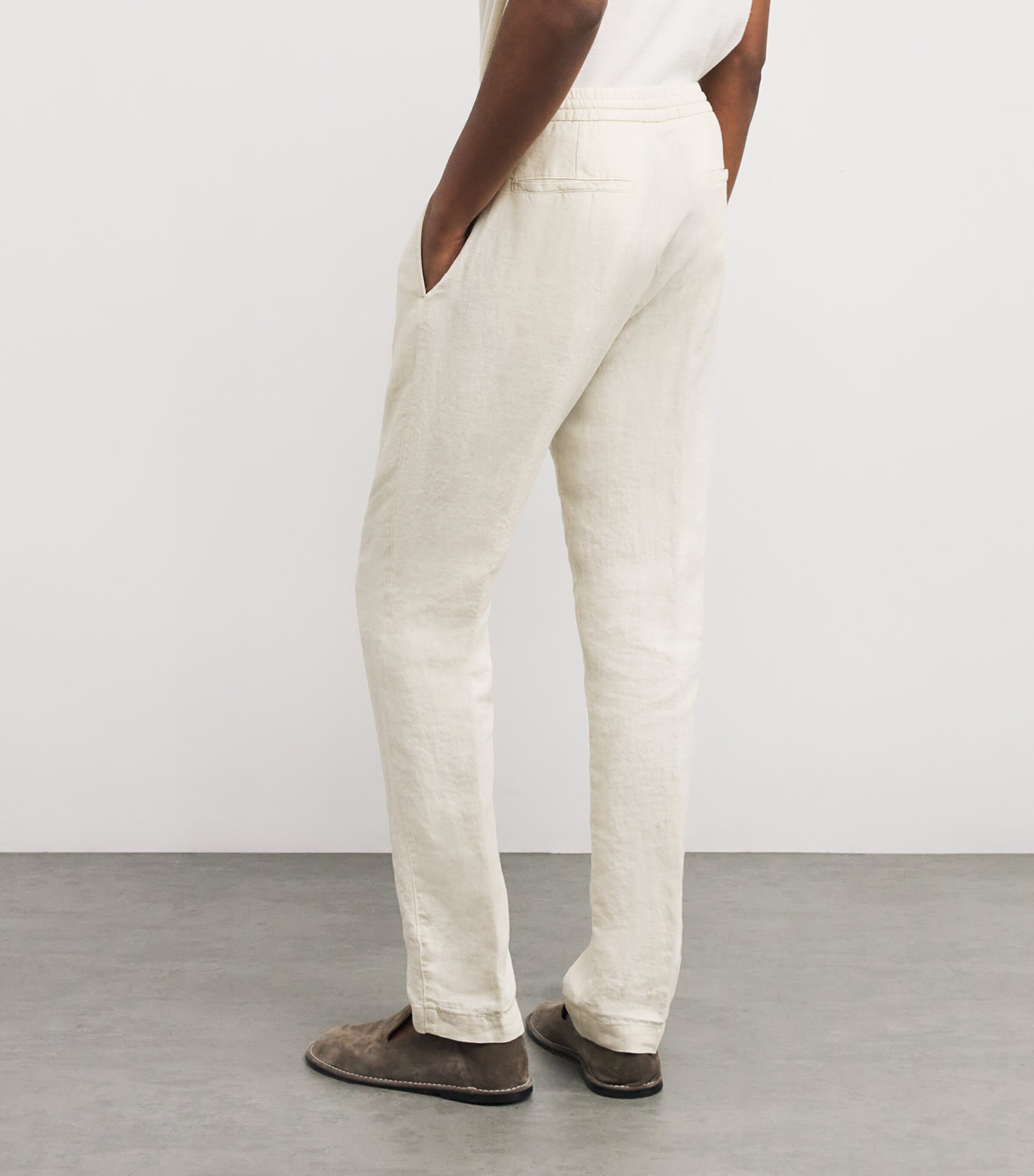 Linen Drawstring Trousers 1 Image 4