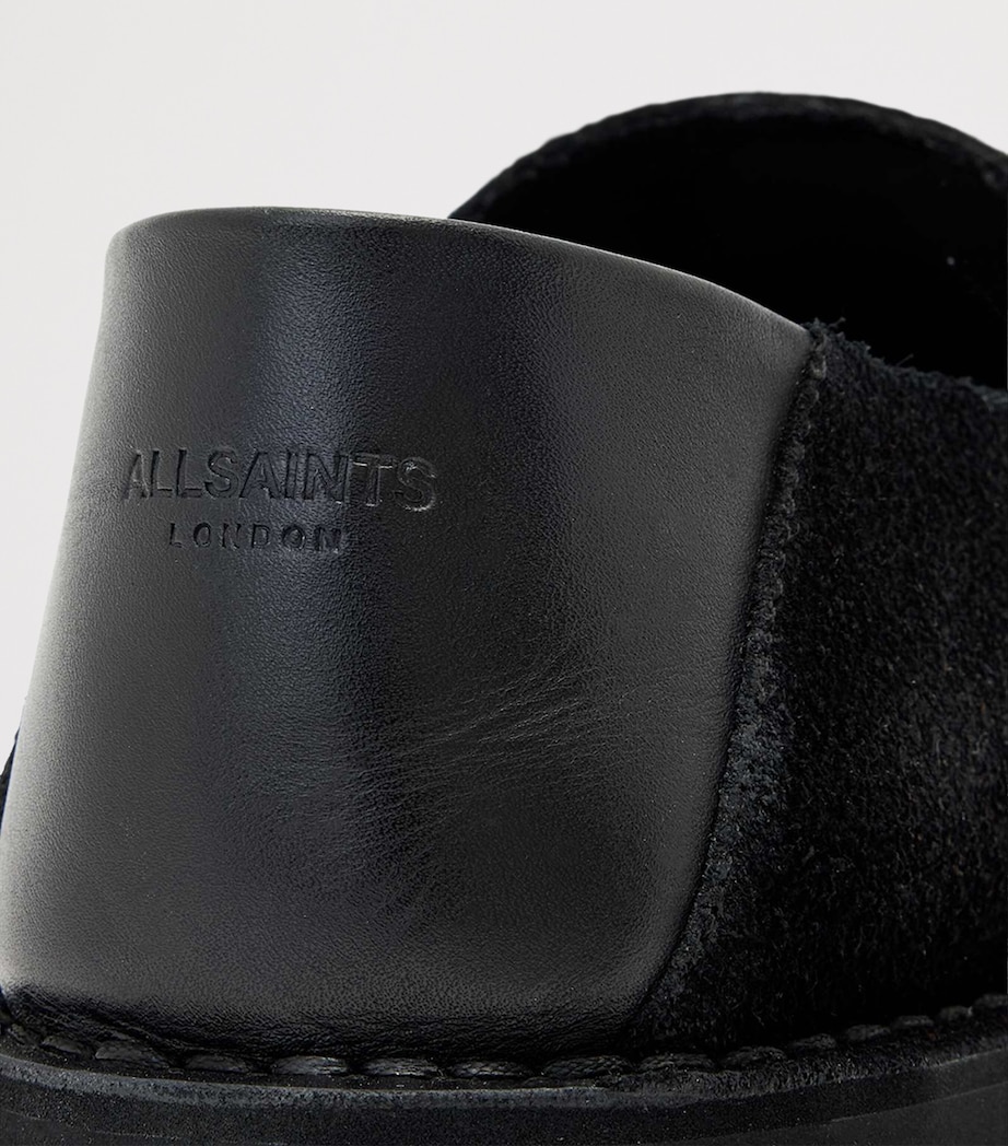 AllSaints Leather Six Loafers Black Image 6