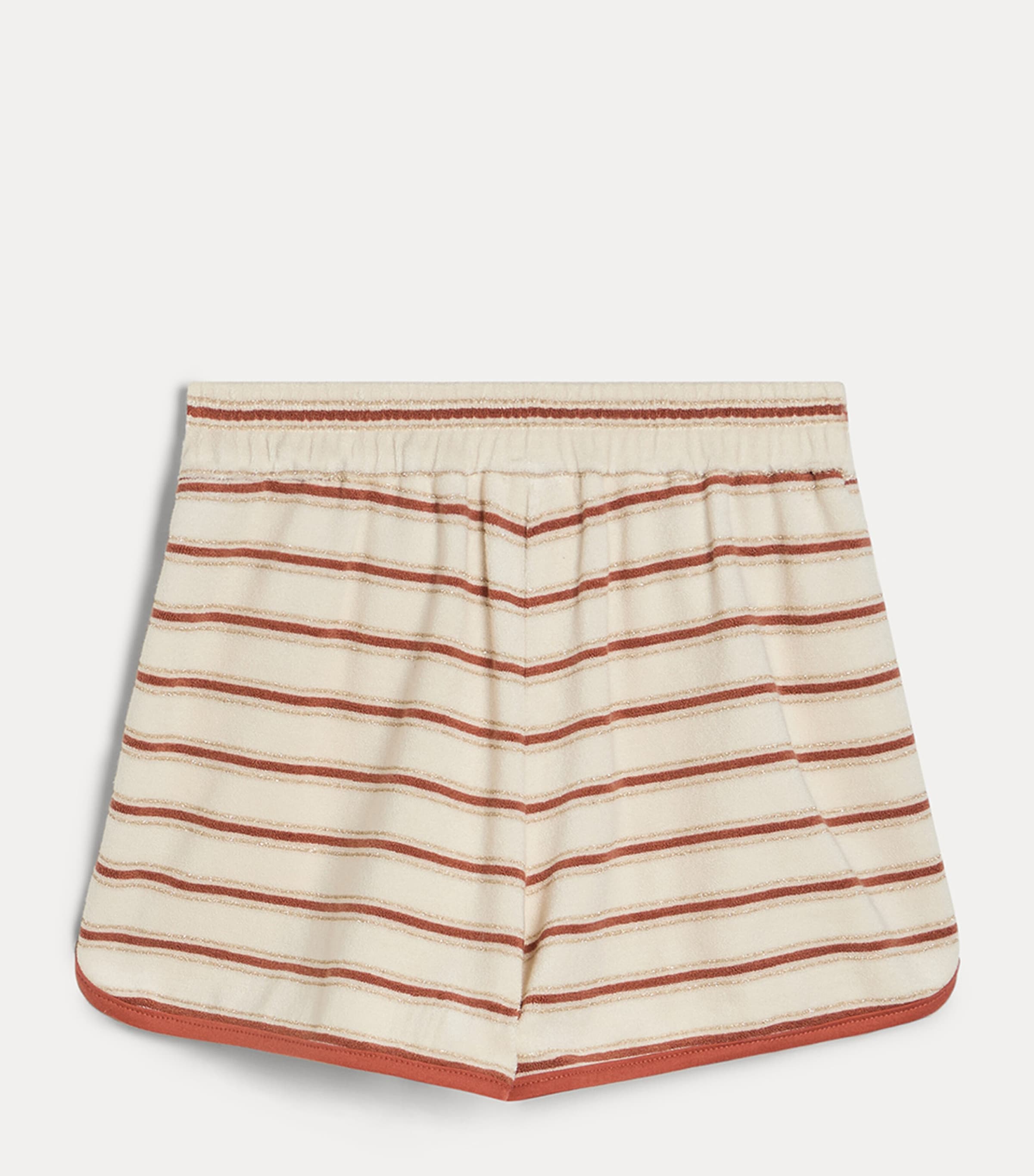 Brunello Cucinelli Kids Silk-Blend Stripe Shorts (4-6 Years) Image 2