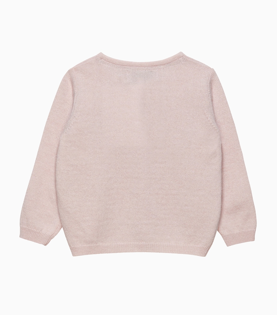 Bow-Detail Cardigan (3-24 Months) PINK/CLAIRE AUDE Image 2