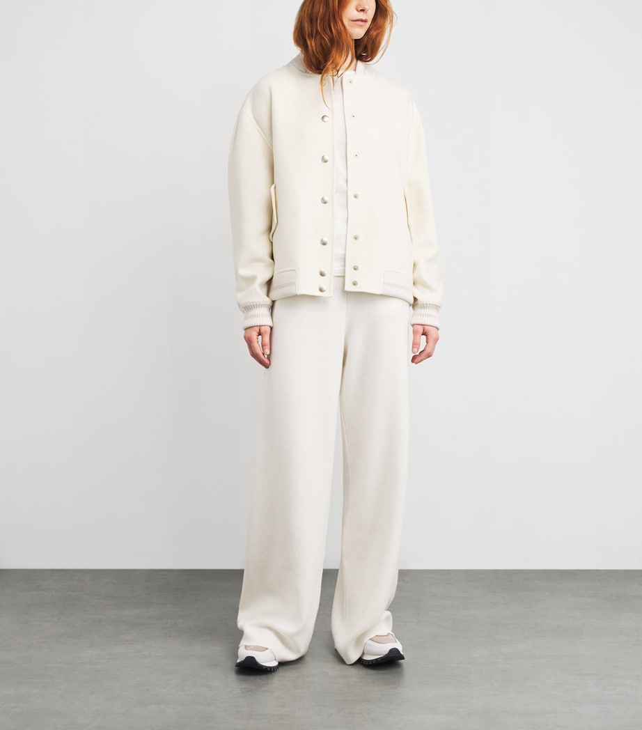 Cotton Double Crew-Neck T-Shirt AVORIO SABBIA Image 2